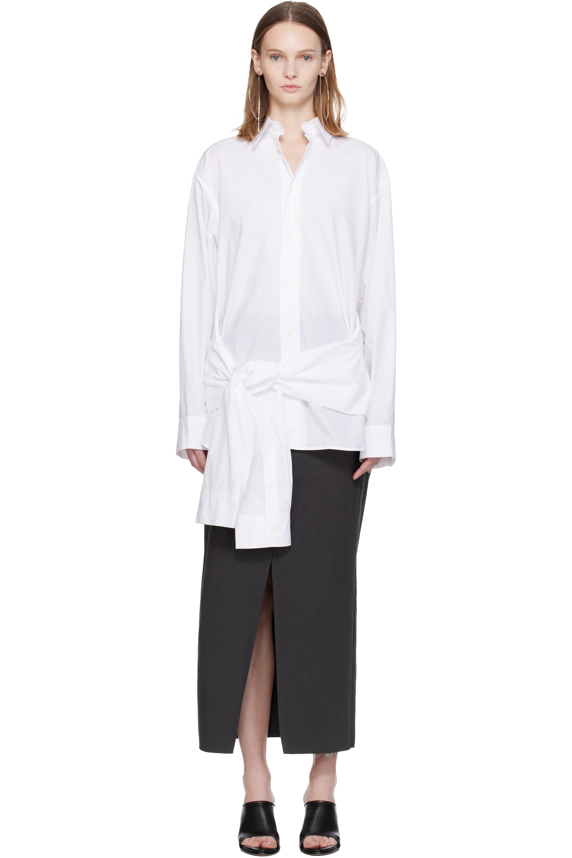 Jean Paul Gaultier - Chemise blanche en coton