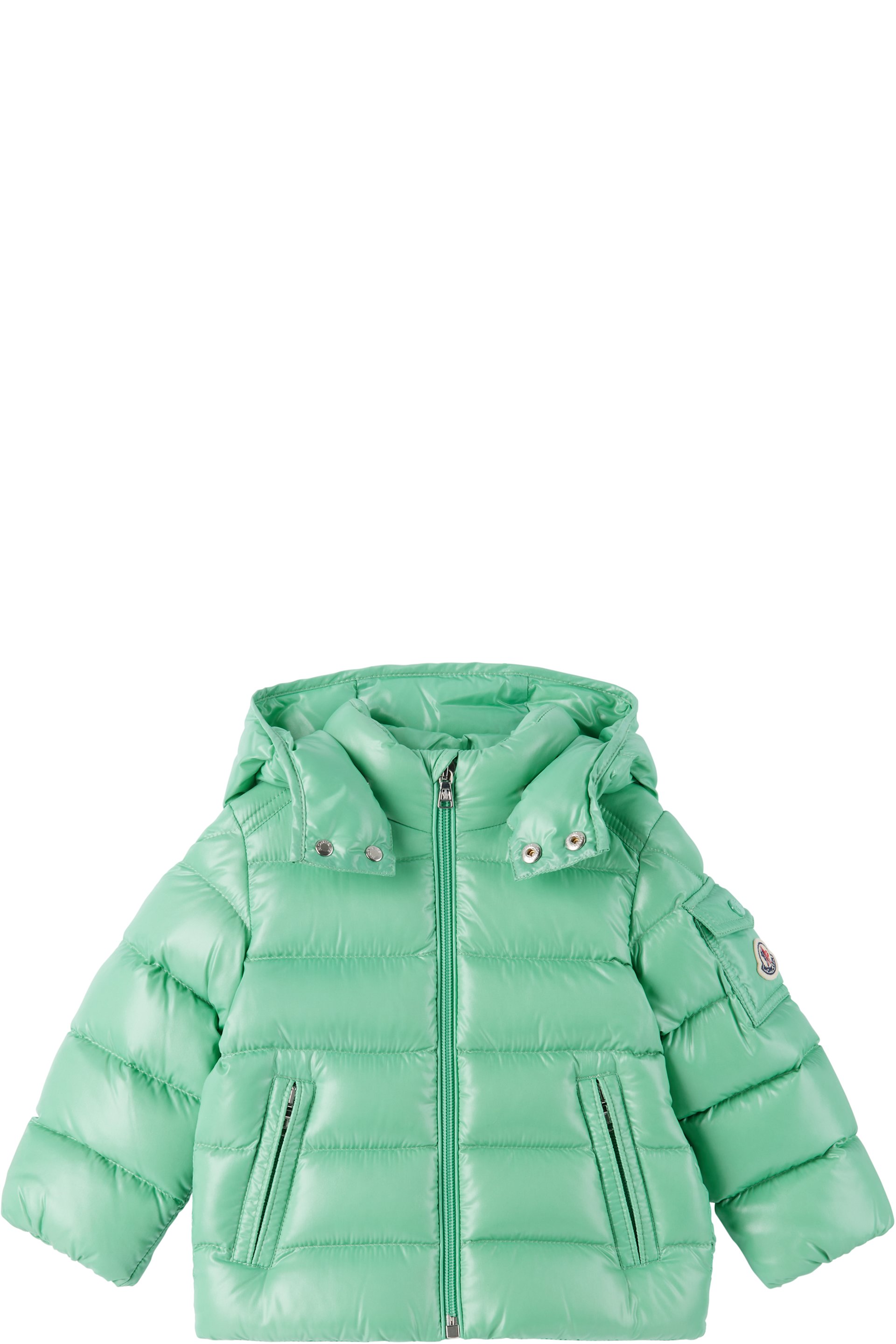 Moncler Enfant - Baby Green Maya Hooded Down Jacket