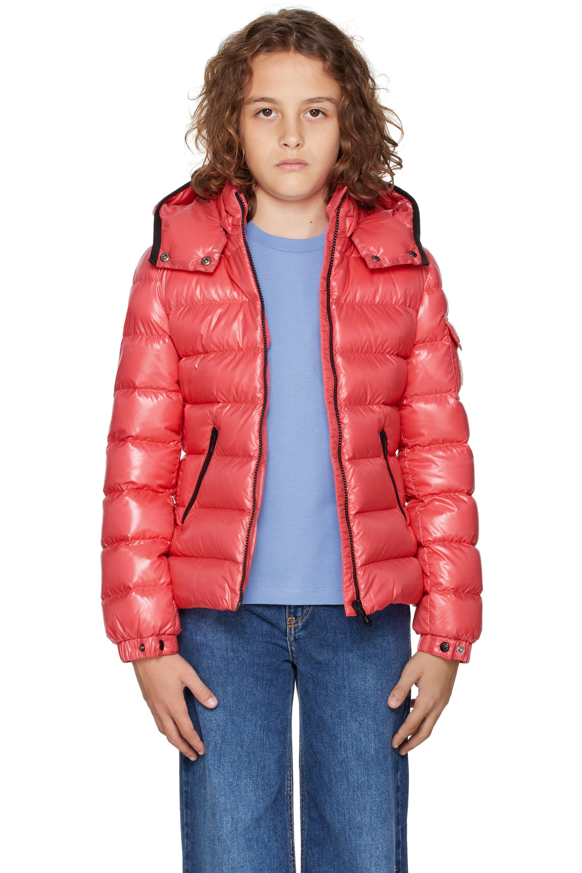Moncler Enfant - 粉色 Small Bady 儿童羽绒夹克