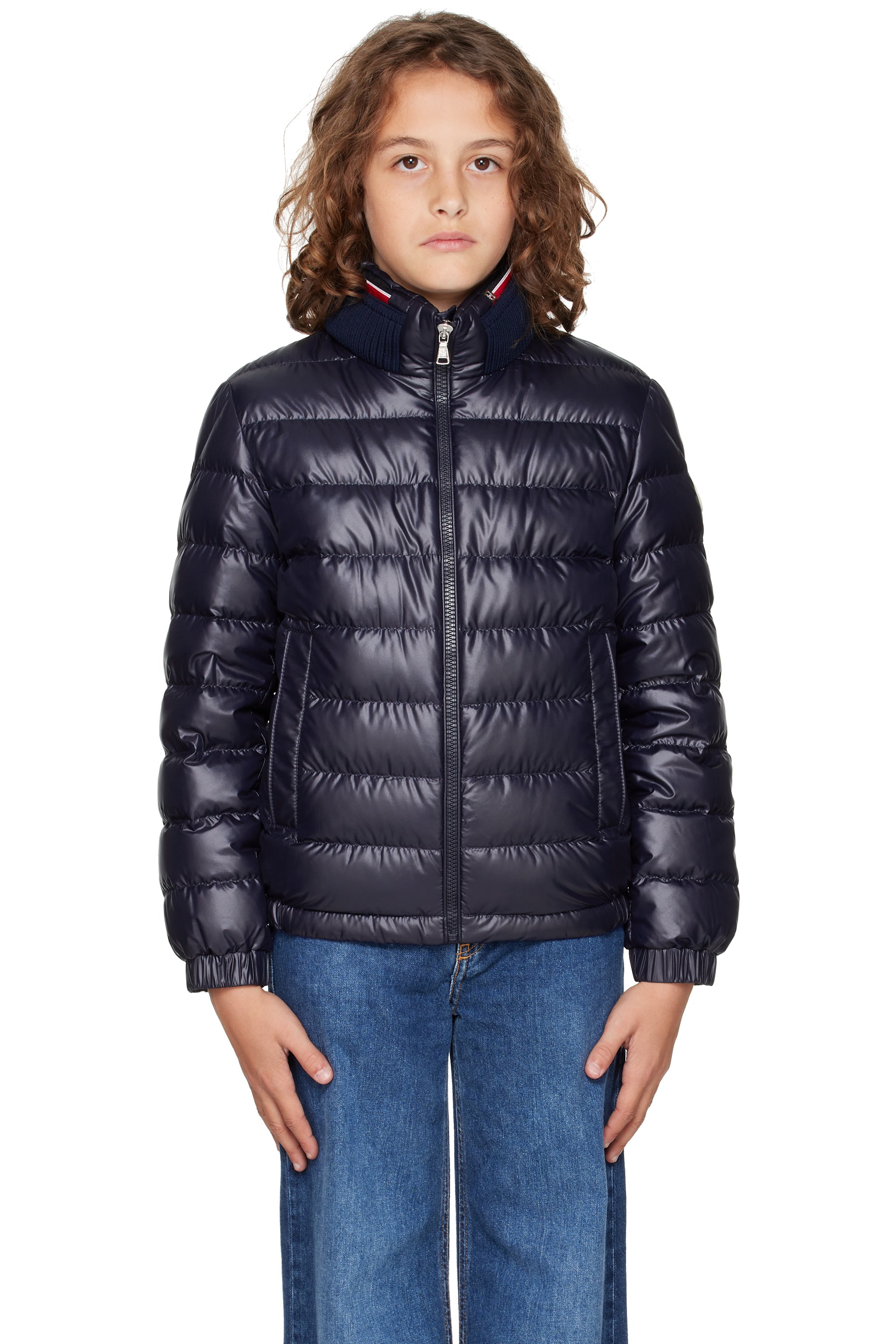 Moncler Enfant - 海军蓝 Brendann 儿童羽绒夹克