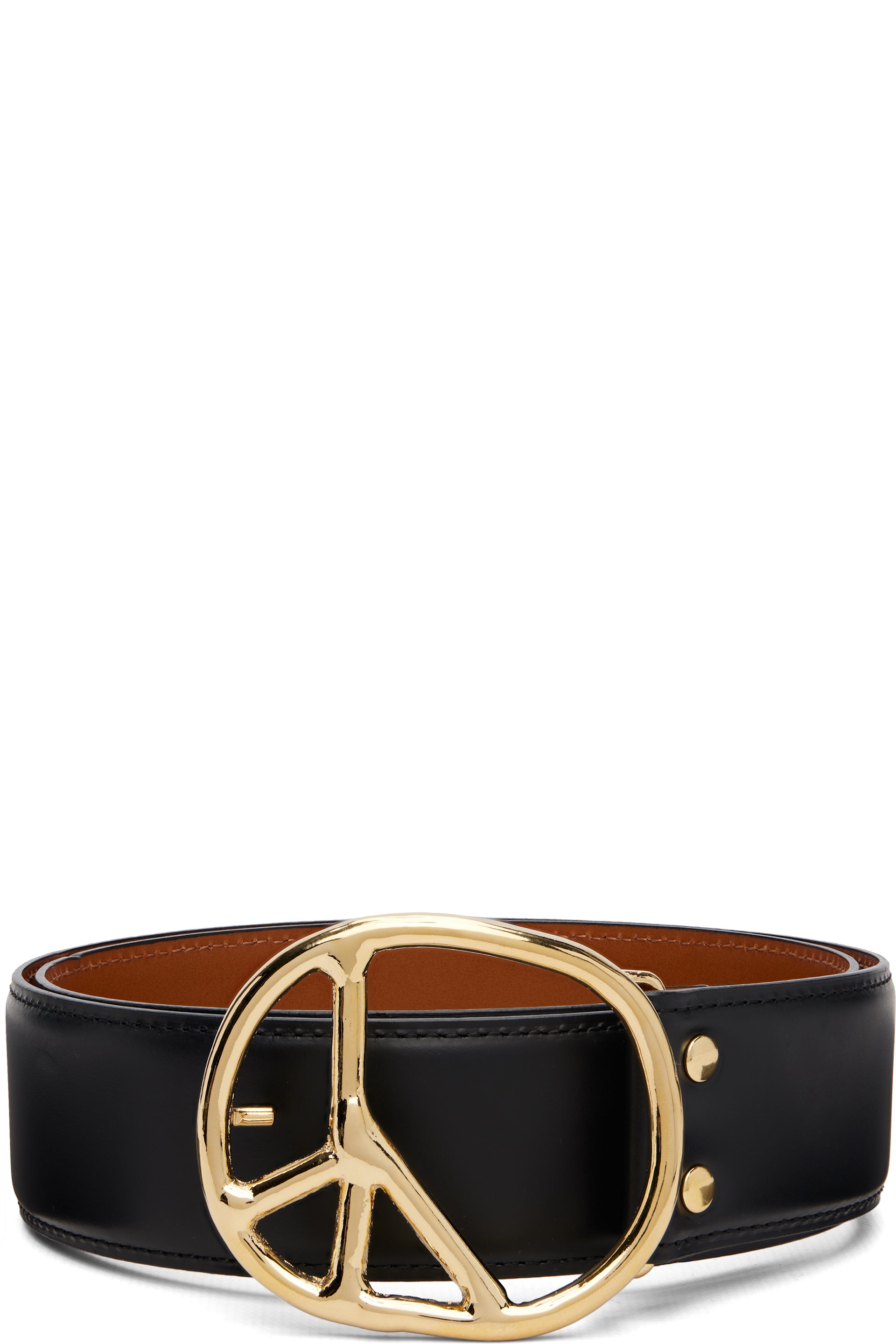NEEDLES - Black Peace Buckle Belt
