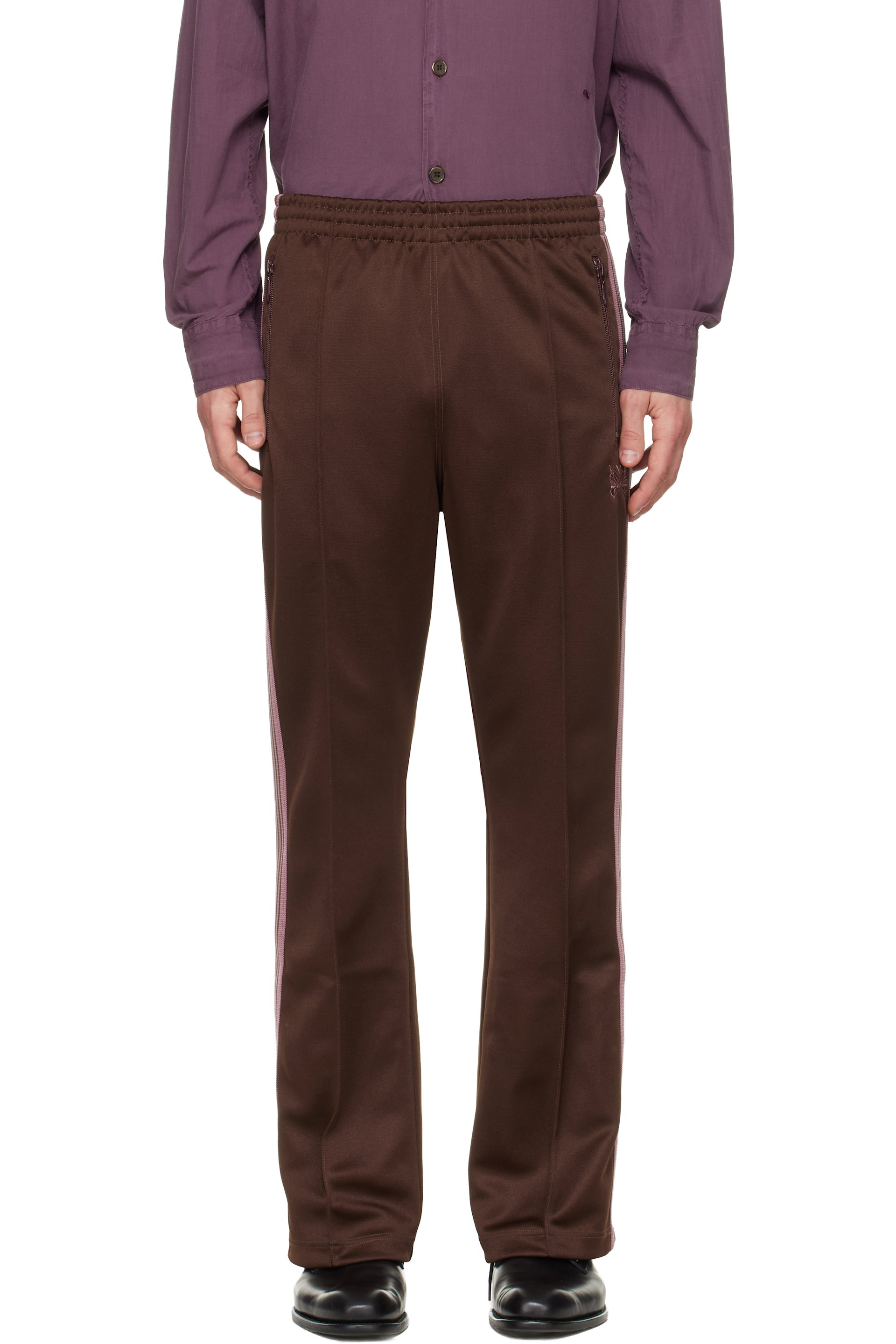 NEEDLES - Brown Boot-Cut Track Pants