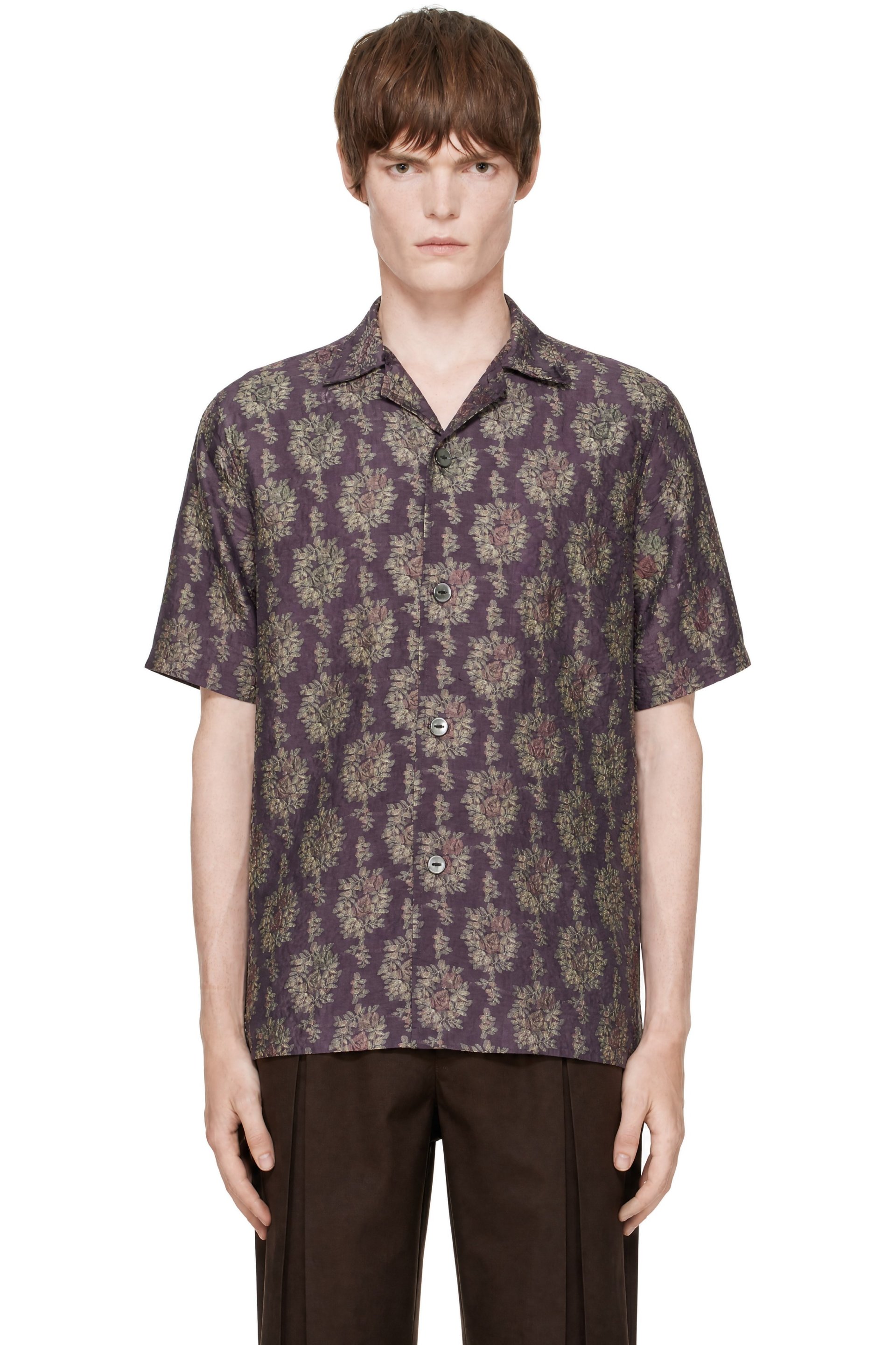 NEEDLES - Purple Cabana Shirt