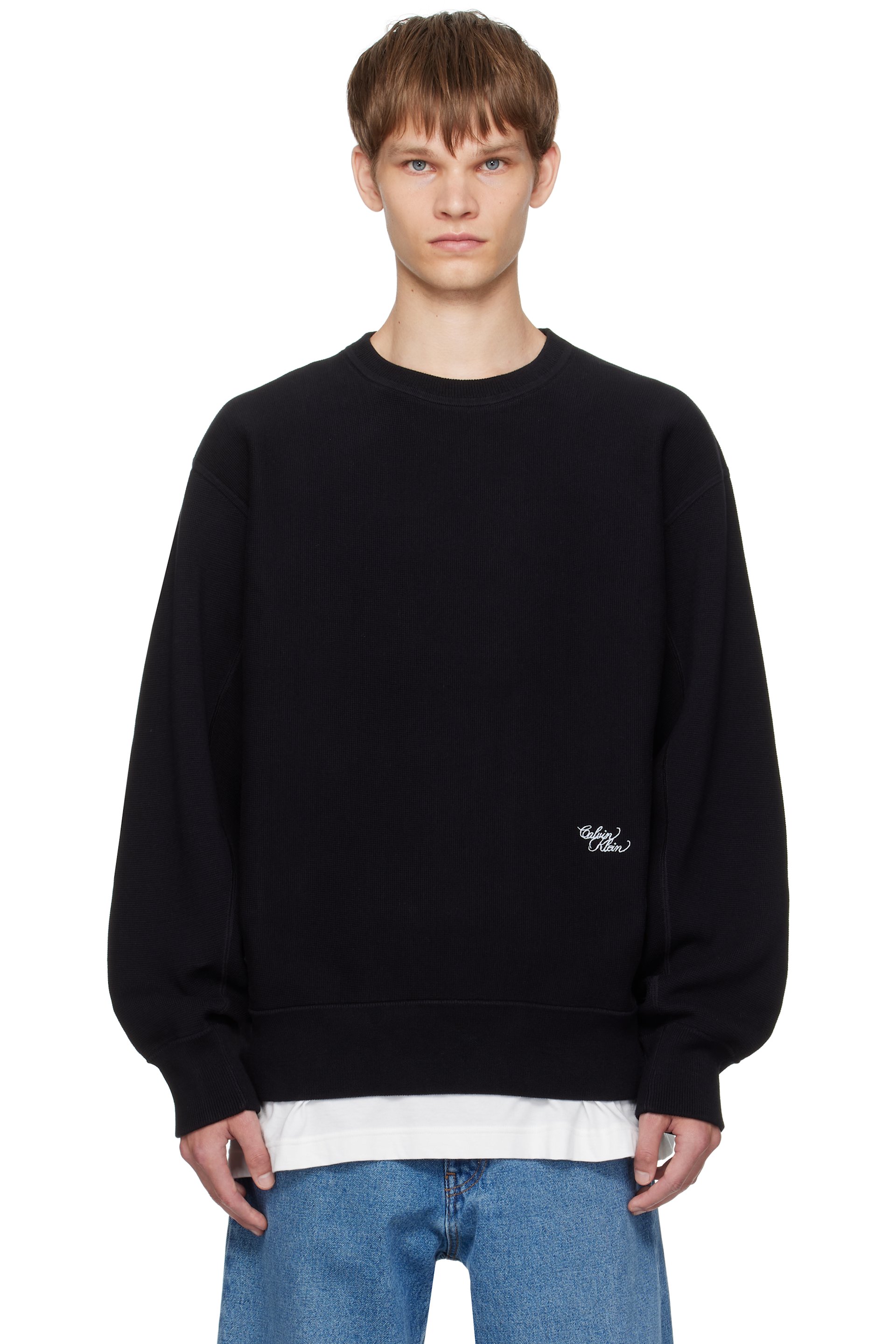 Calvin Klein - Black Milano Knit Sweater