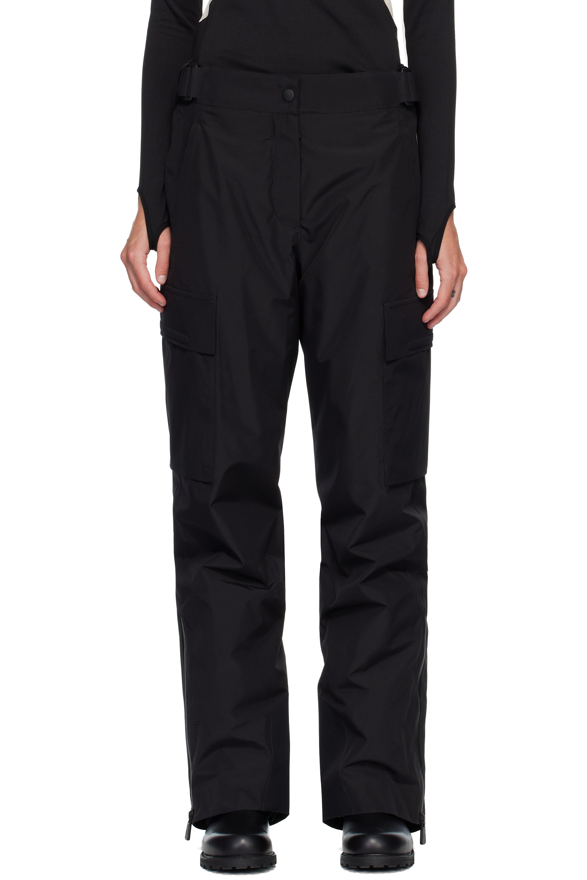Moncler Grenoble - Pantalon de ski rembourré noir en GORE-TEX