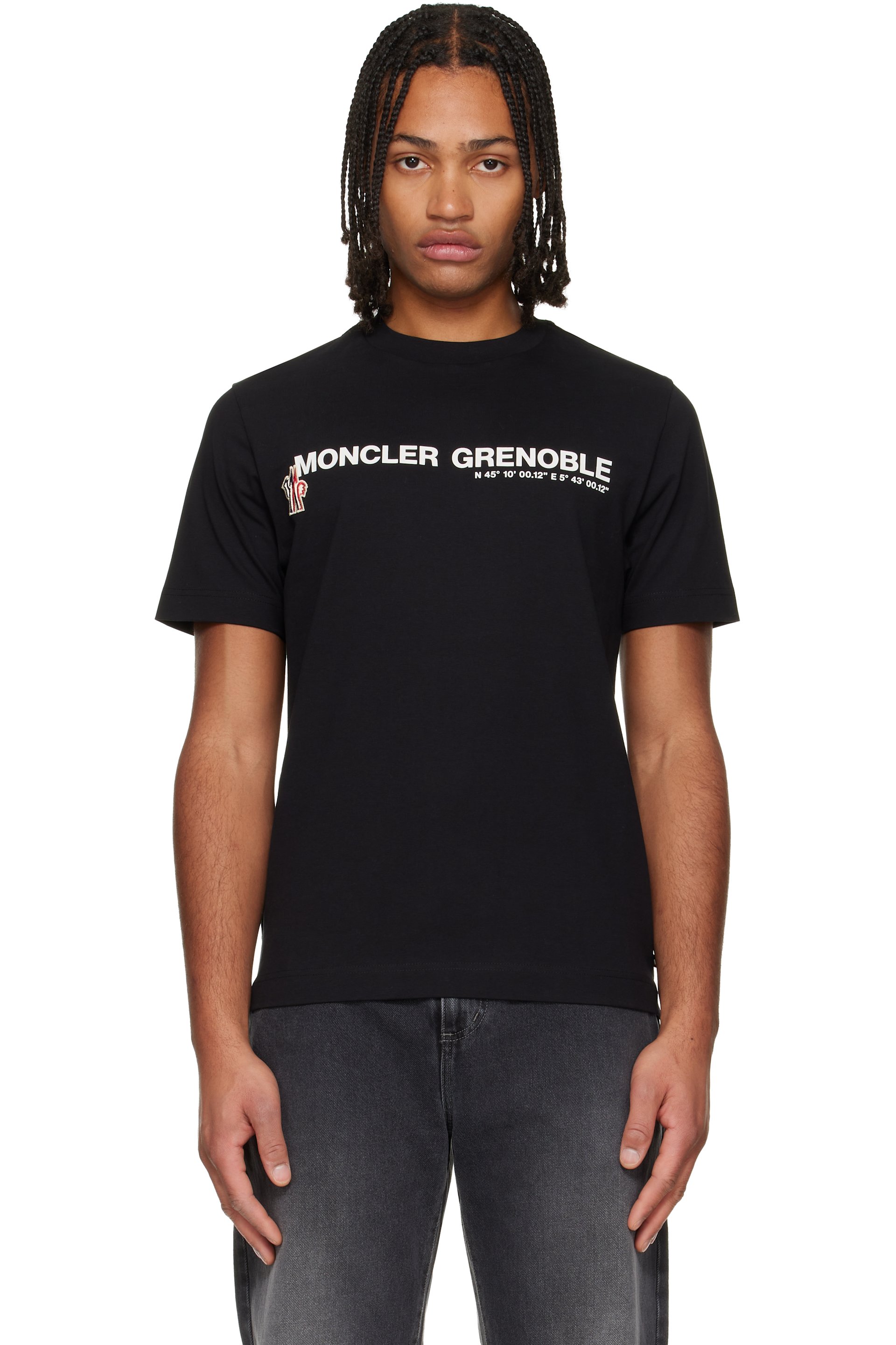 Moncler Grenoble - Black Logo Cotton T-shirt