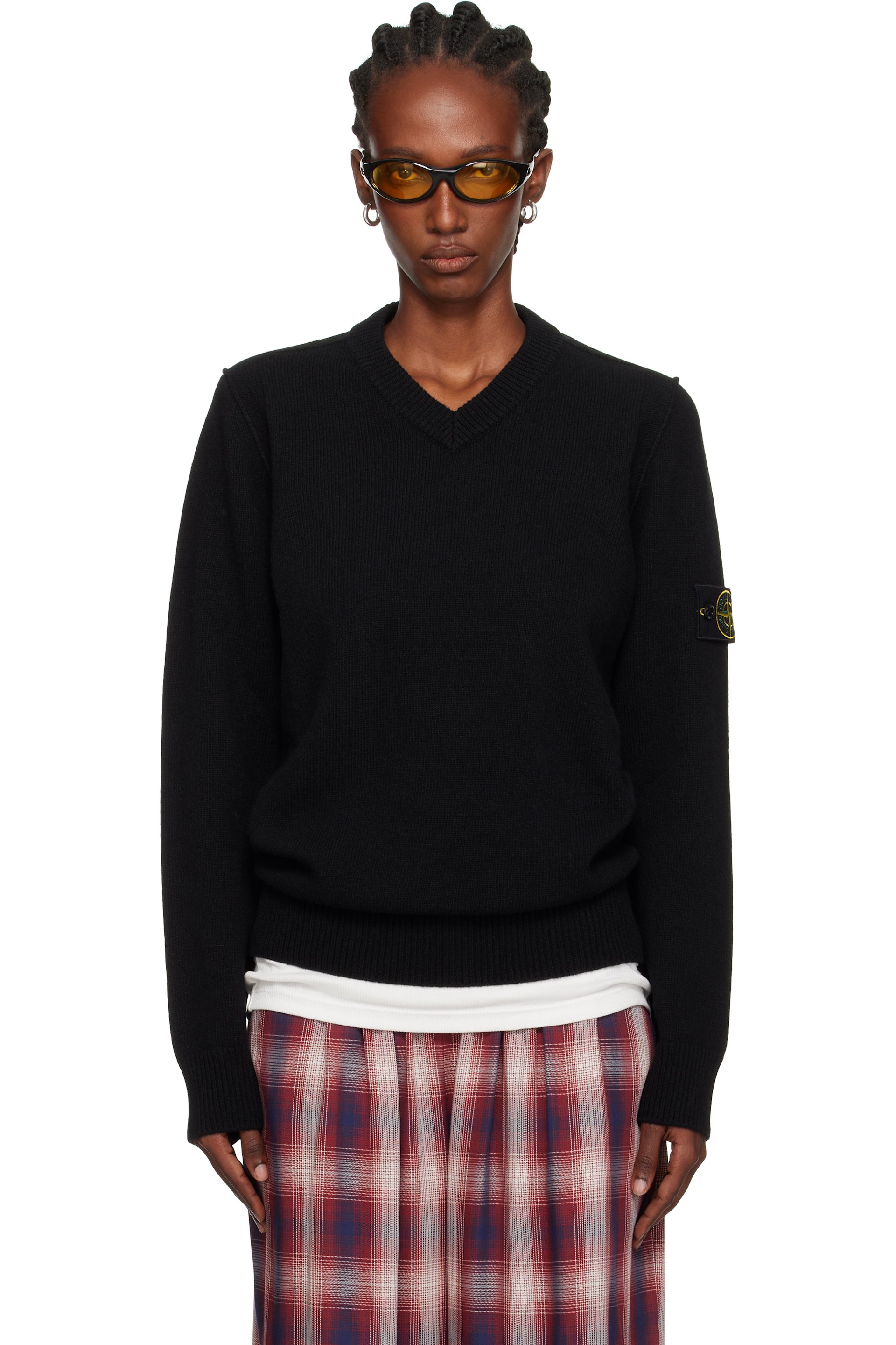 ウィメンズ用 Stone Island Vネック | SSENSE 日本