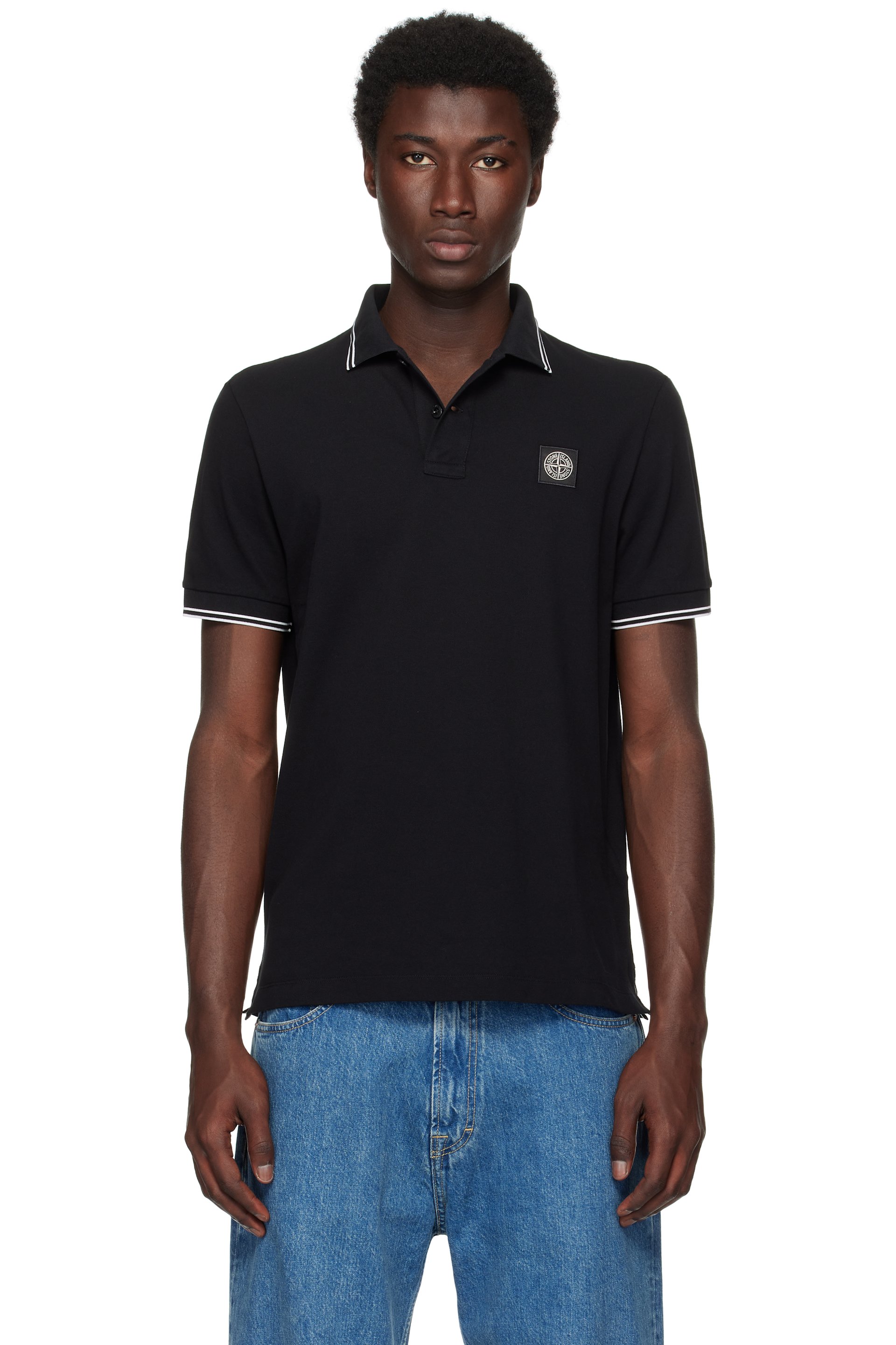 Stone Island Polos for Men | SSENSE