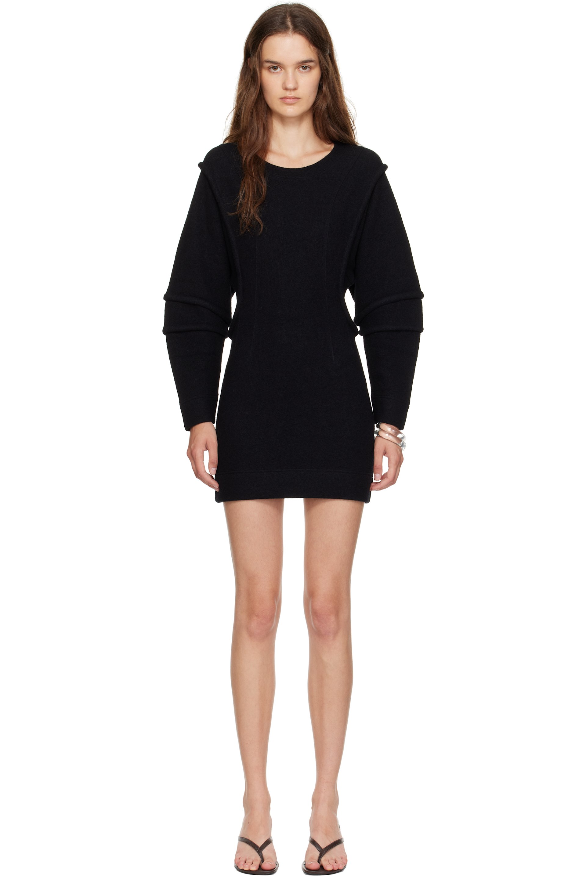 Eckhaus Latta - Robe courte Pallas noire