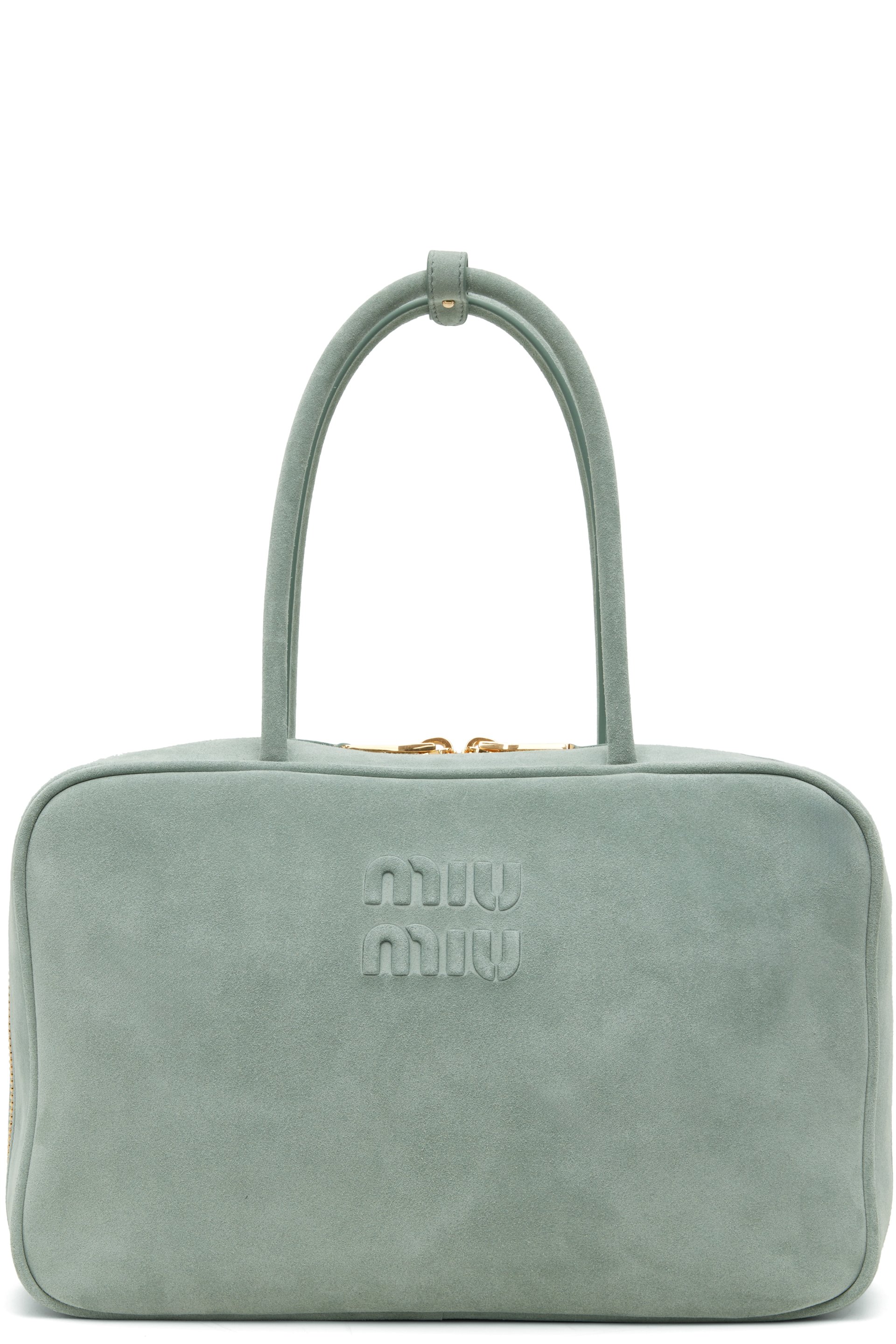 Miu Miu - Sac Beau bleu en suède