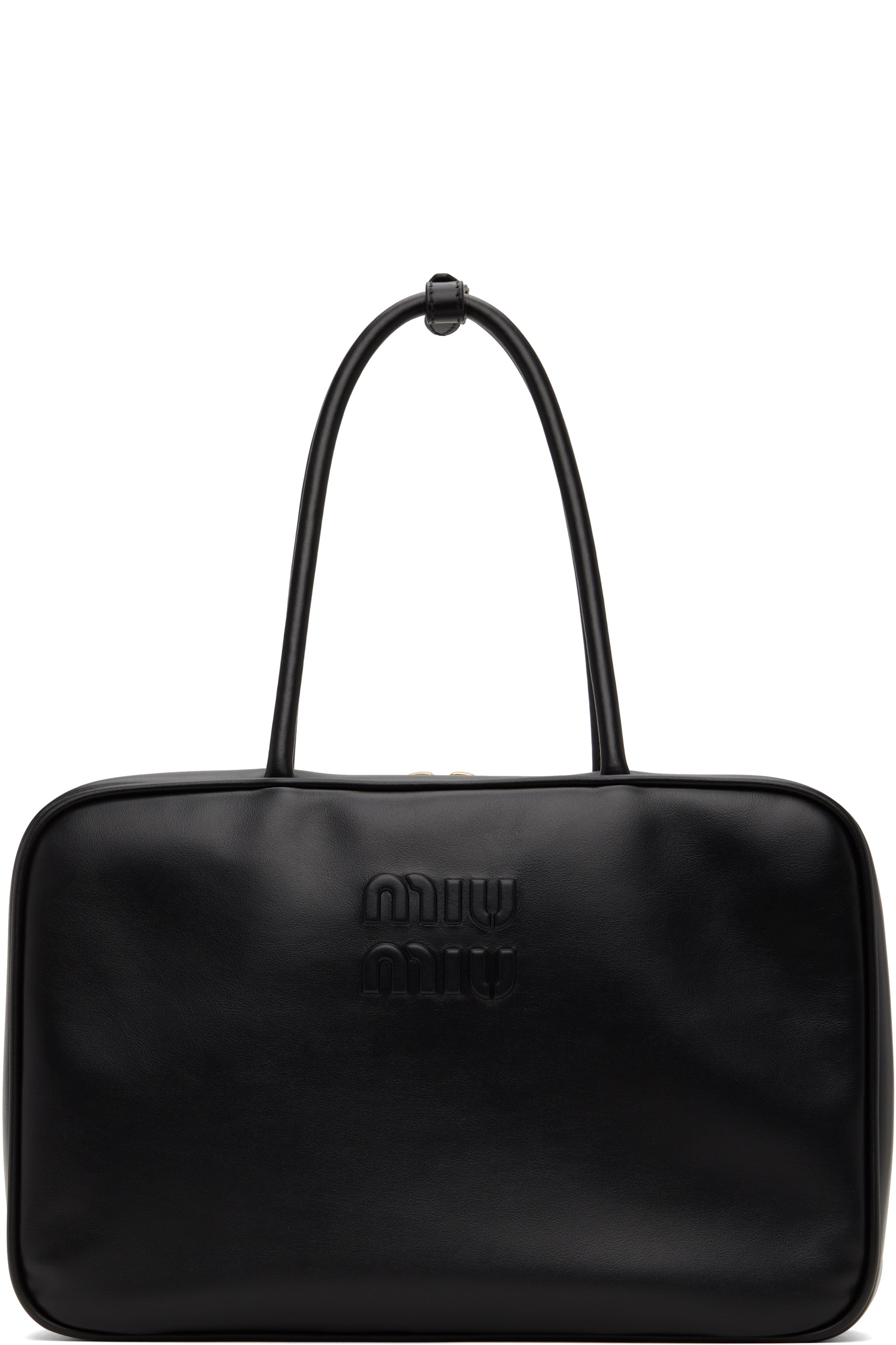 Miu Miu - Grand sac Beau noir en cuir