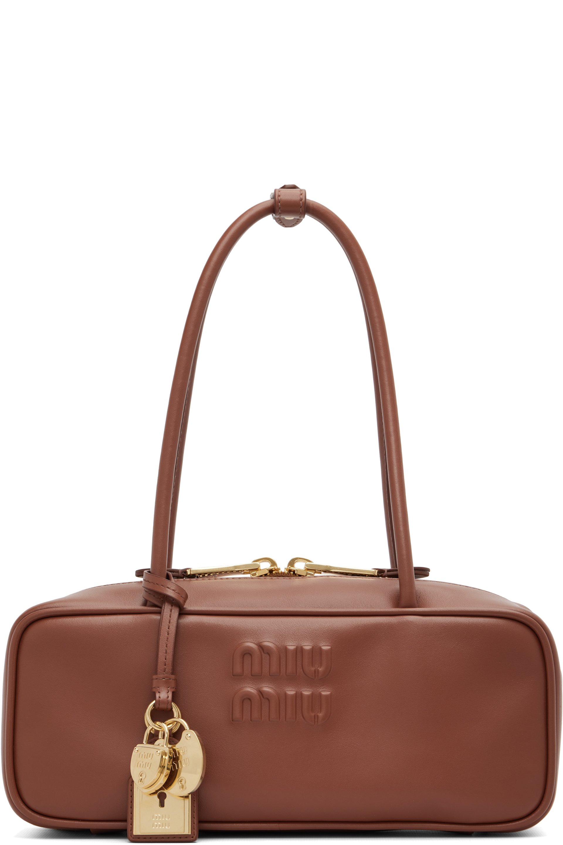 Miu Miu - Sac Beau brun en cuir