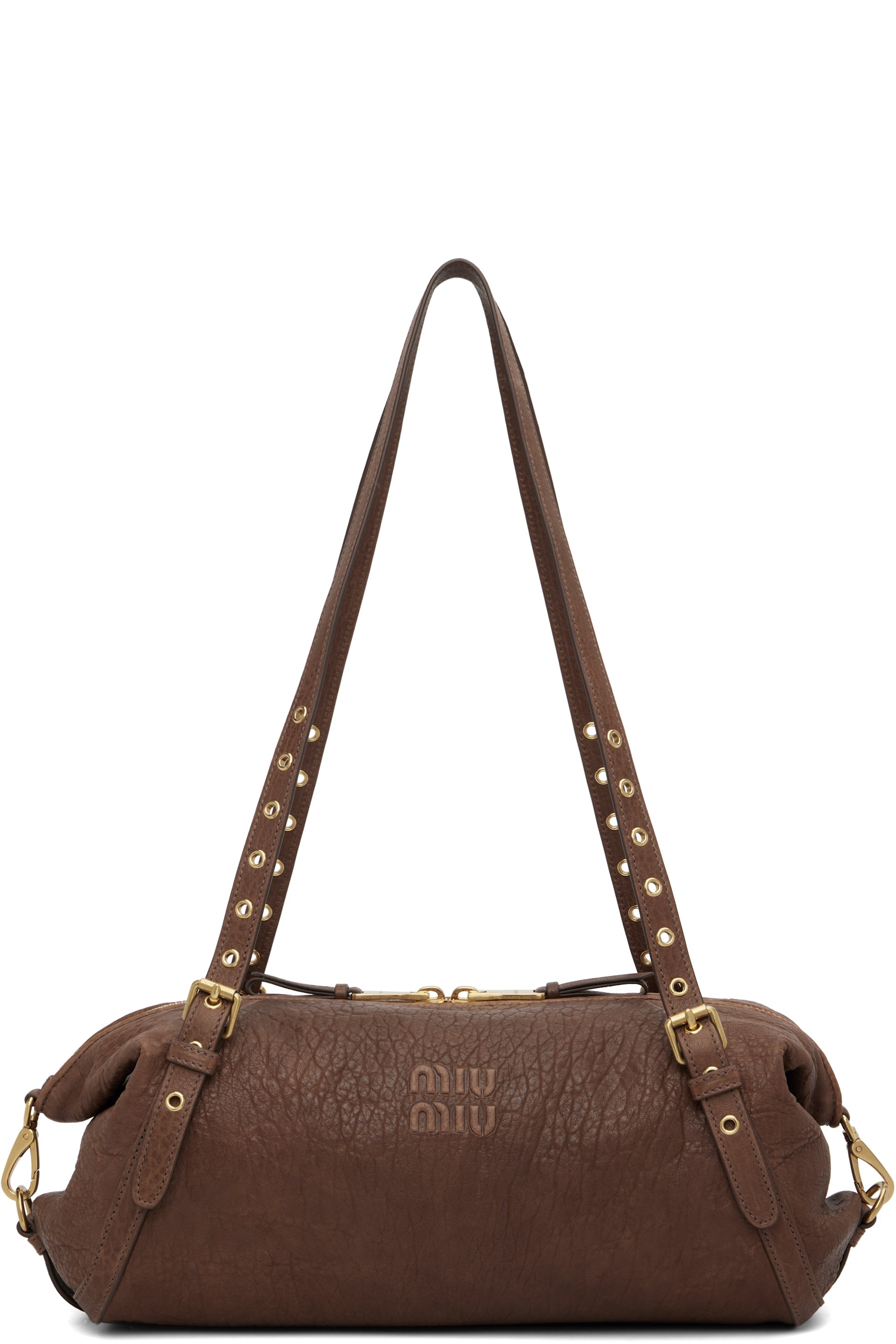 Miu Miu - Sac brun à anses longues