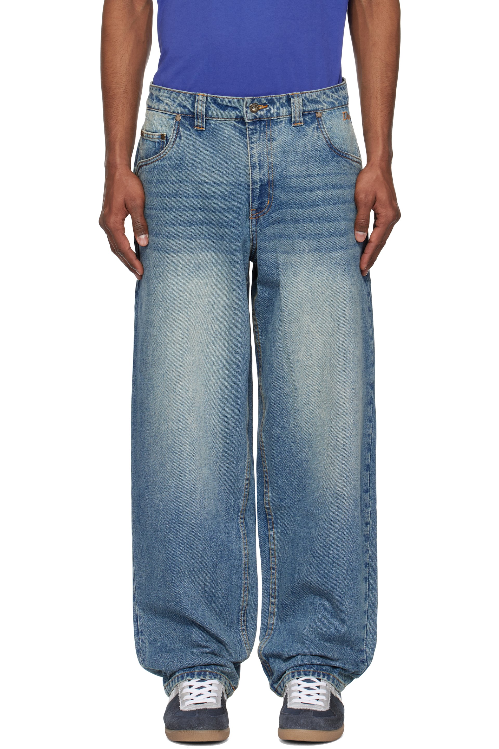 Dime - Blue Classic Baggy Jeans