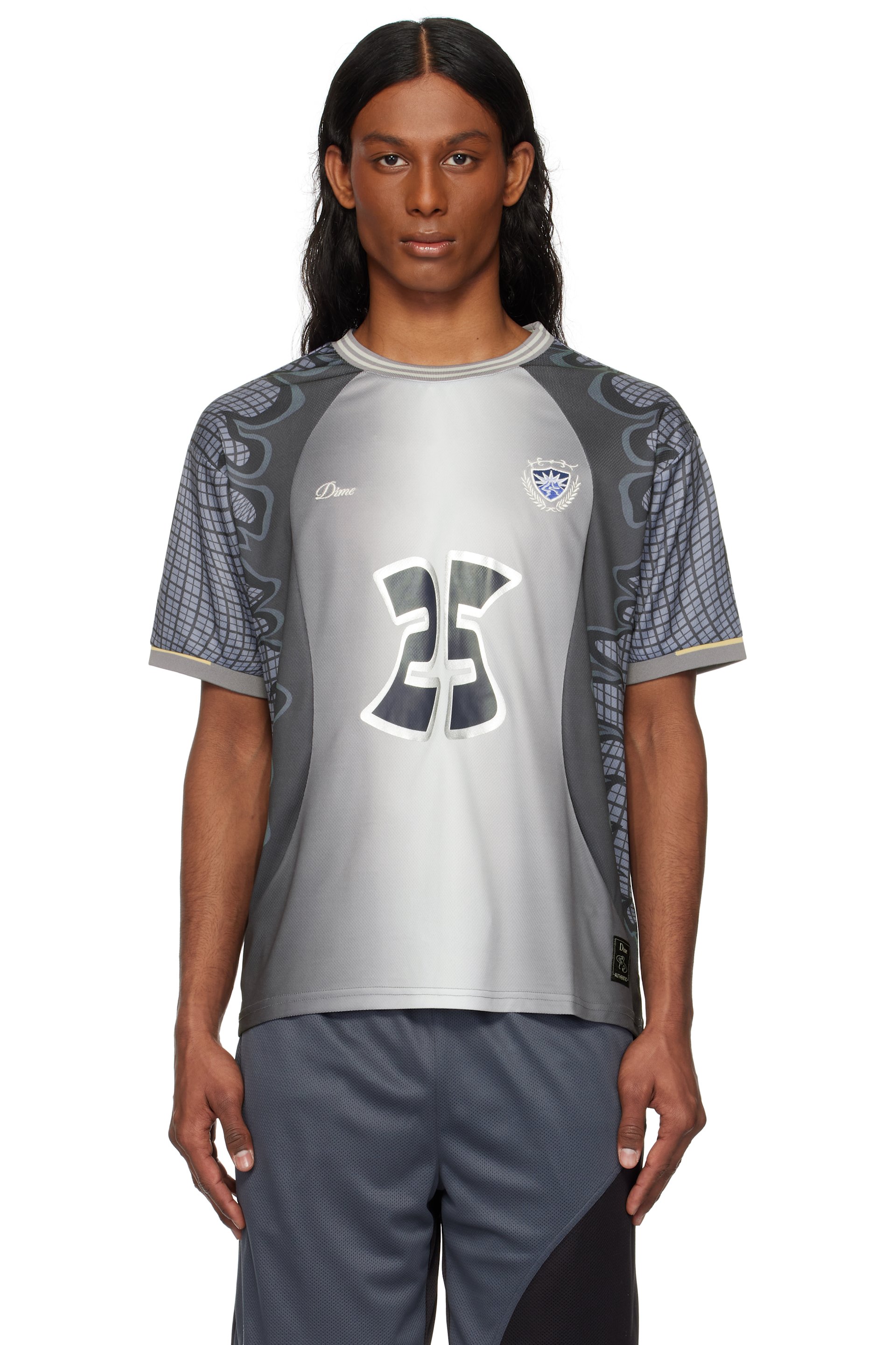 Dime - Blue & Gray Holy Flame Jersey T-shirt
