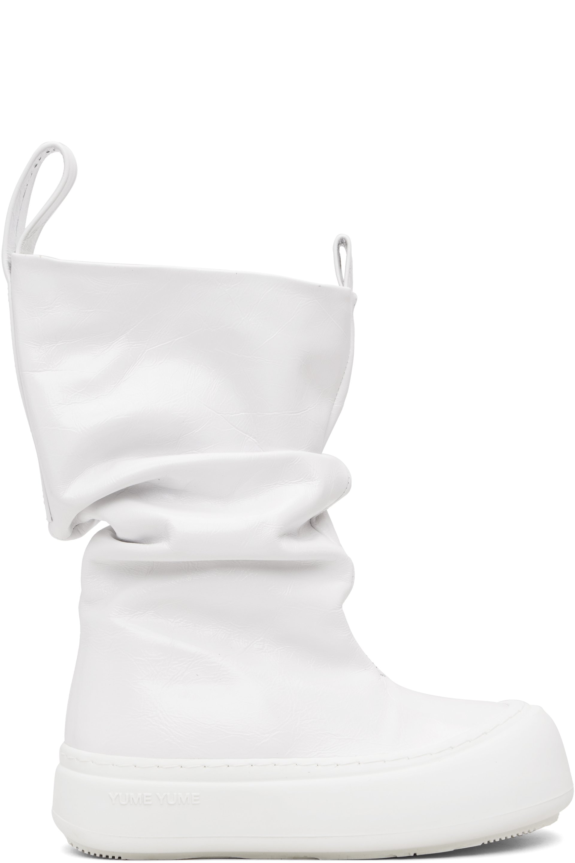 YUME YUME - Bottes style pêcheur hauteur mi-mollet blanches