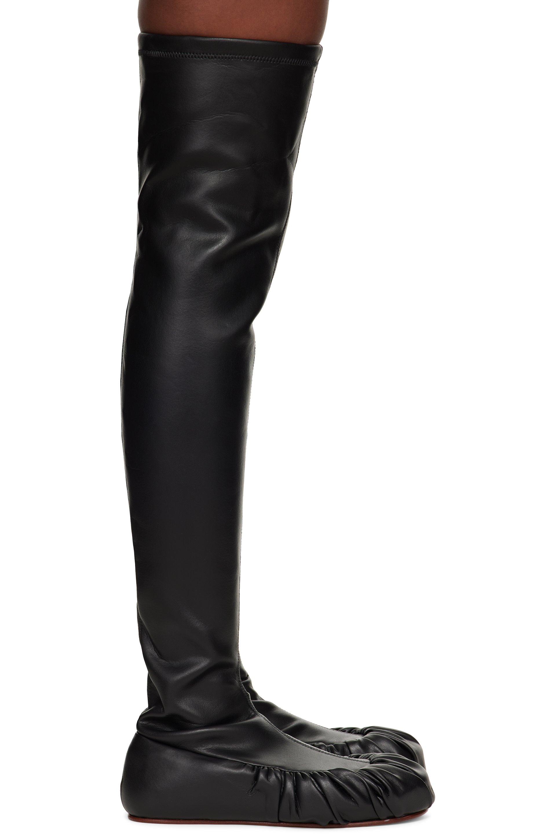 YUME YUME - Bottes cuissardes de style ballerine noires