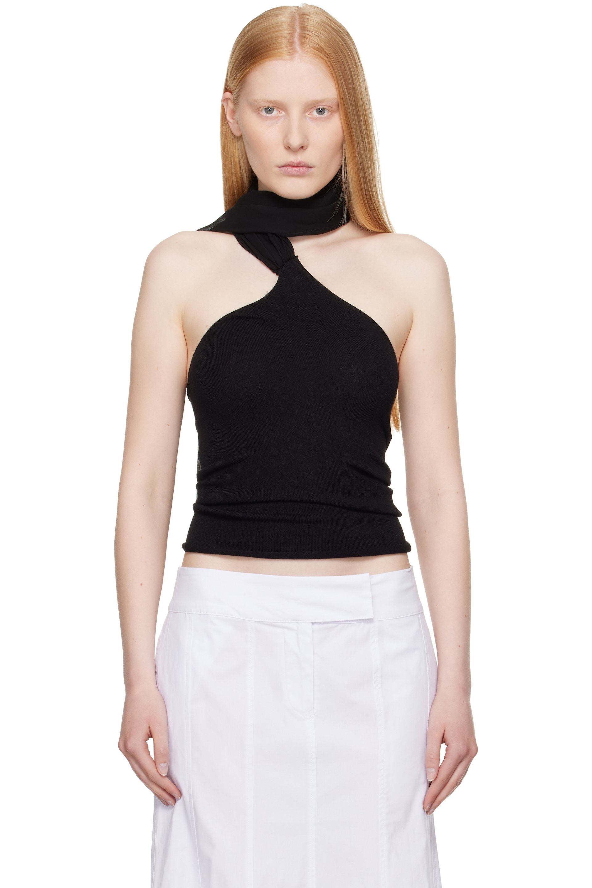 BELLE ANNA - Haut Dual noir