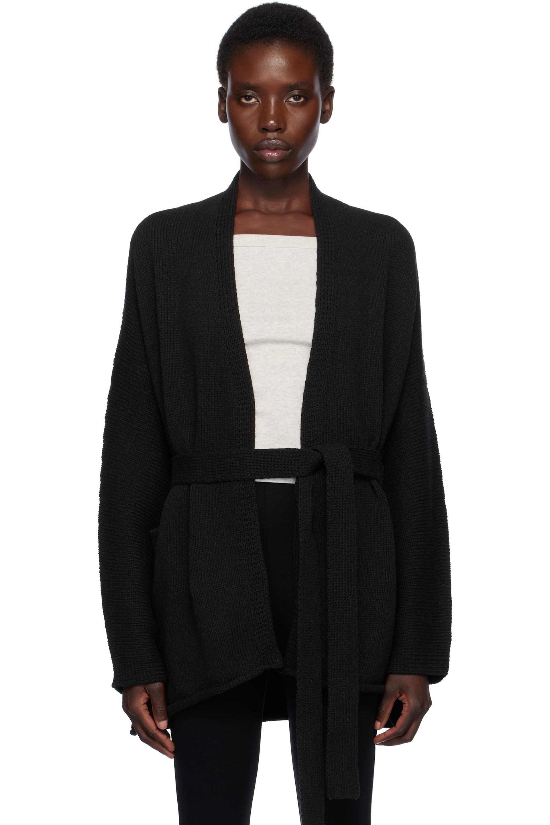 Lauren Manoogian - Cardigan Coto noir