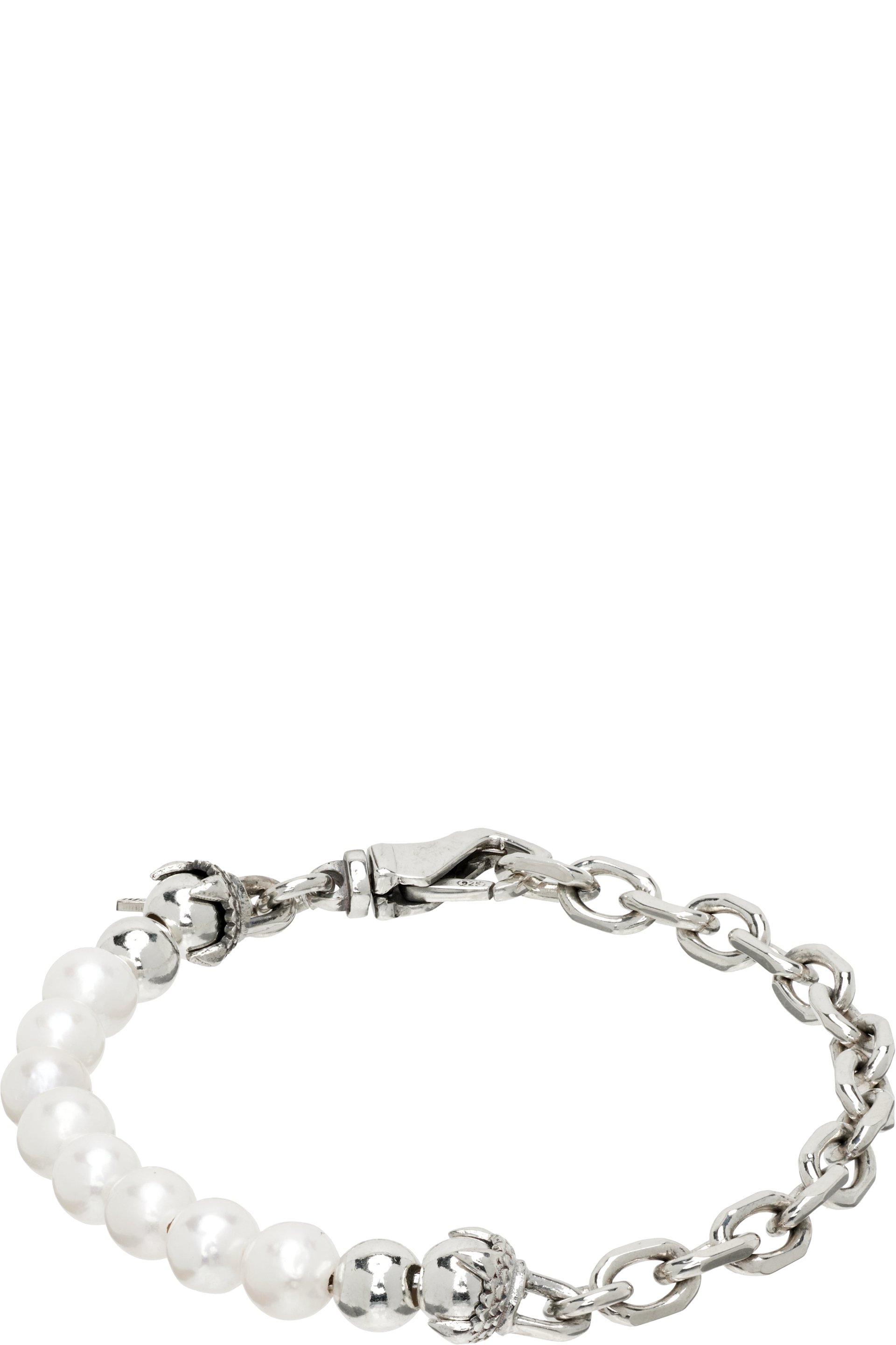 Emanuele Bicocchi - SSENSE Exclusive Pearl Bracelet