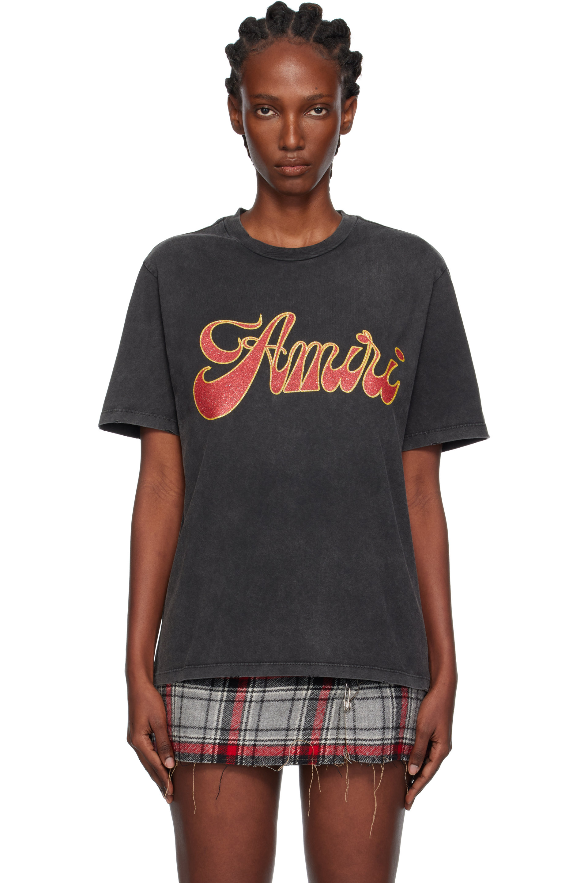 AMIRI - Black 'AMIRI' Groovy T-shirt