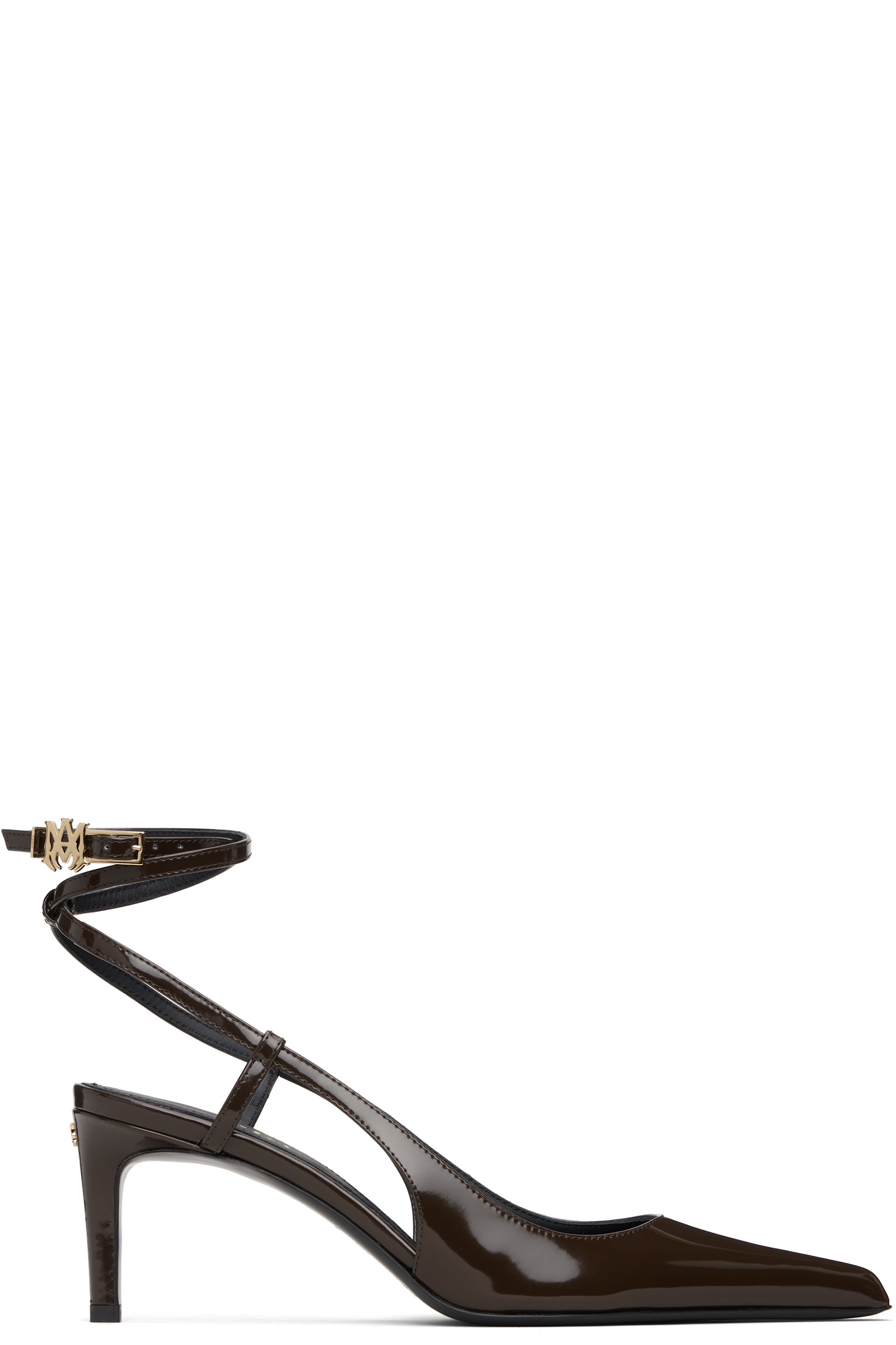 AMIRI - Brown 'MA' Kitten Heels