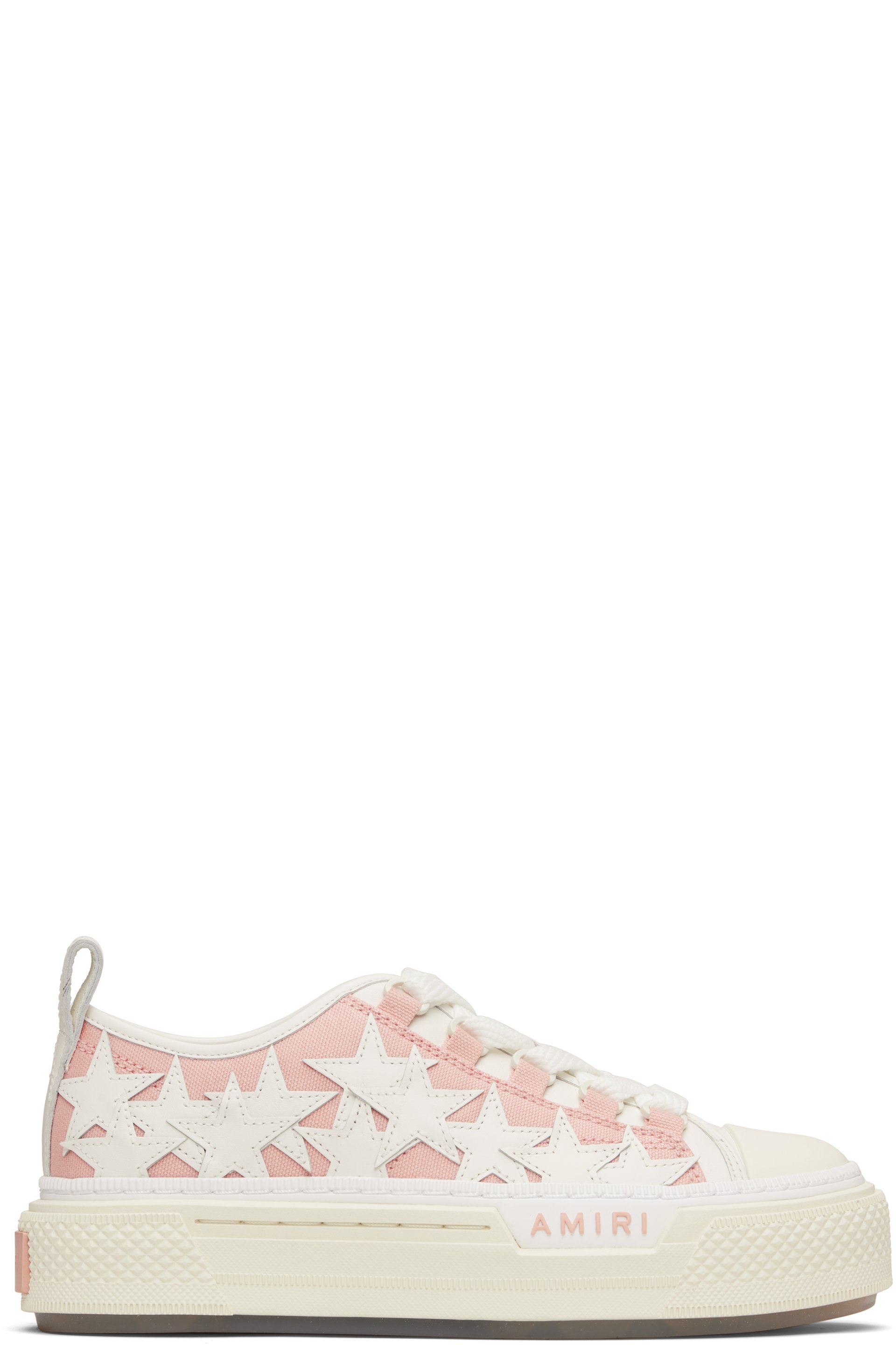AMIRI - Pink & White Stars Court Low Sneakers