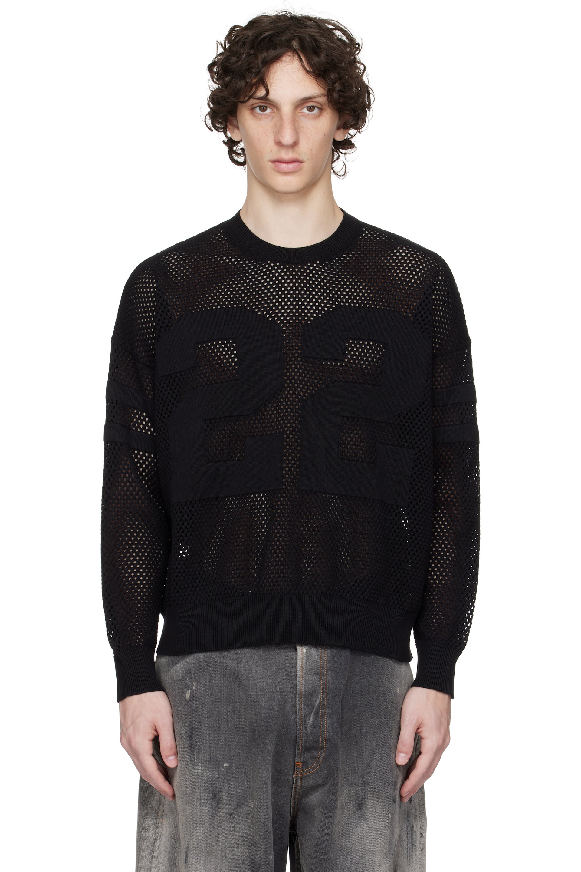 AMIRI - 黑色 22 Crew 针织衫