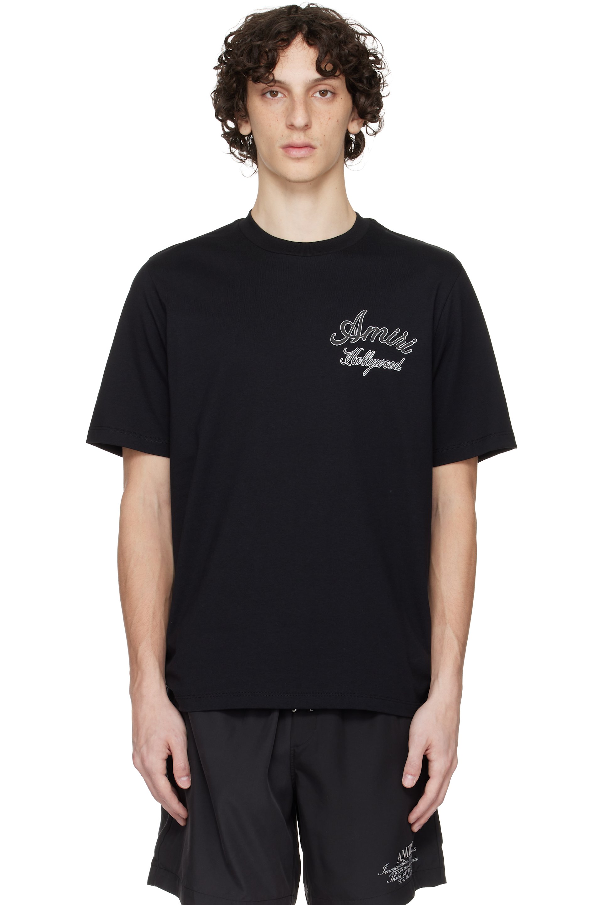 AMIRI - Black 'AMIRI Hollywood' T-shirt