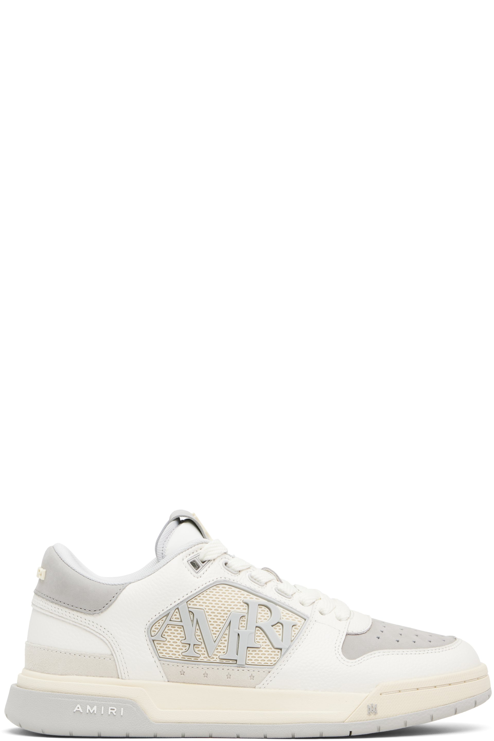 AMIRI - Baskets basses blanc et gris
