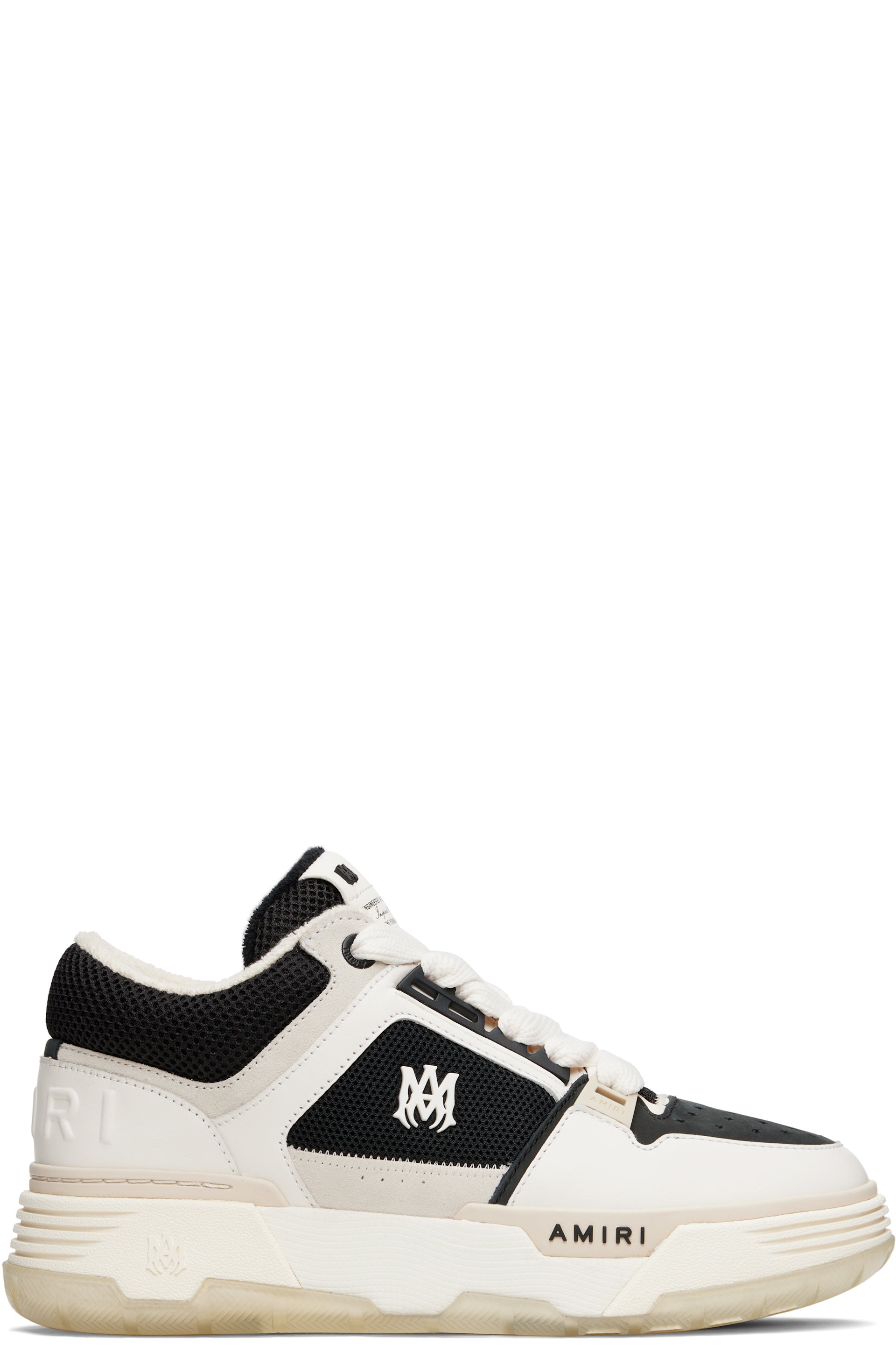 AMIRI - Baskets MA-1 blanc cassé et noir