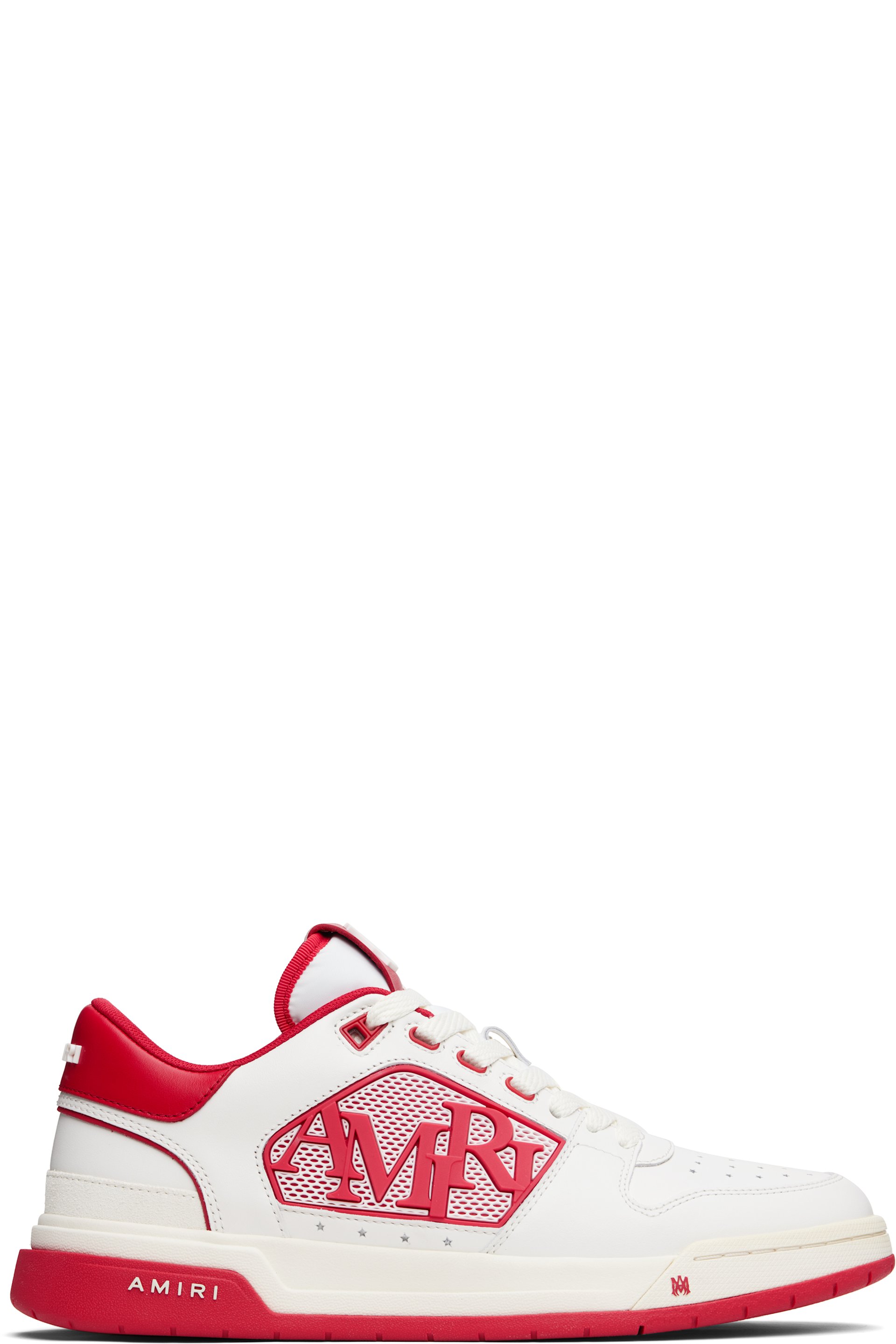 AMIRI - Baskets basses blanc et rouge