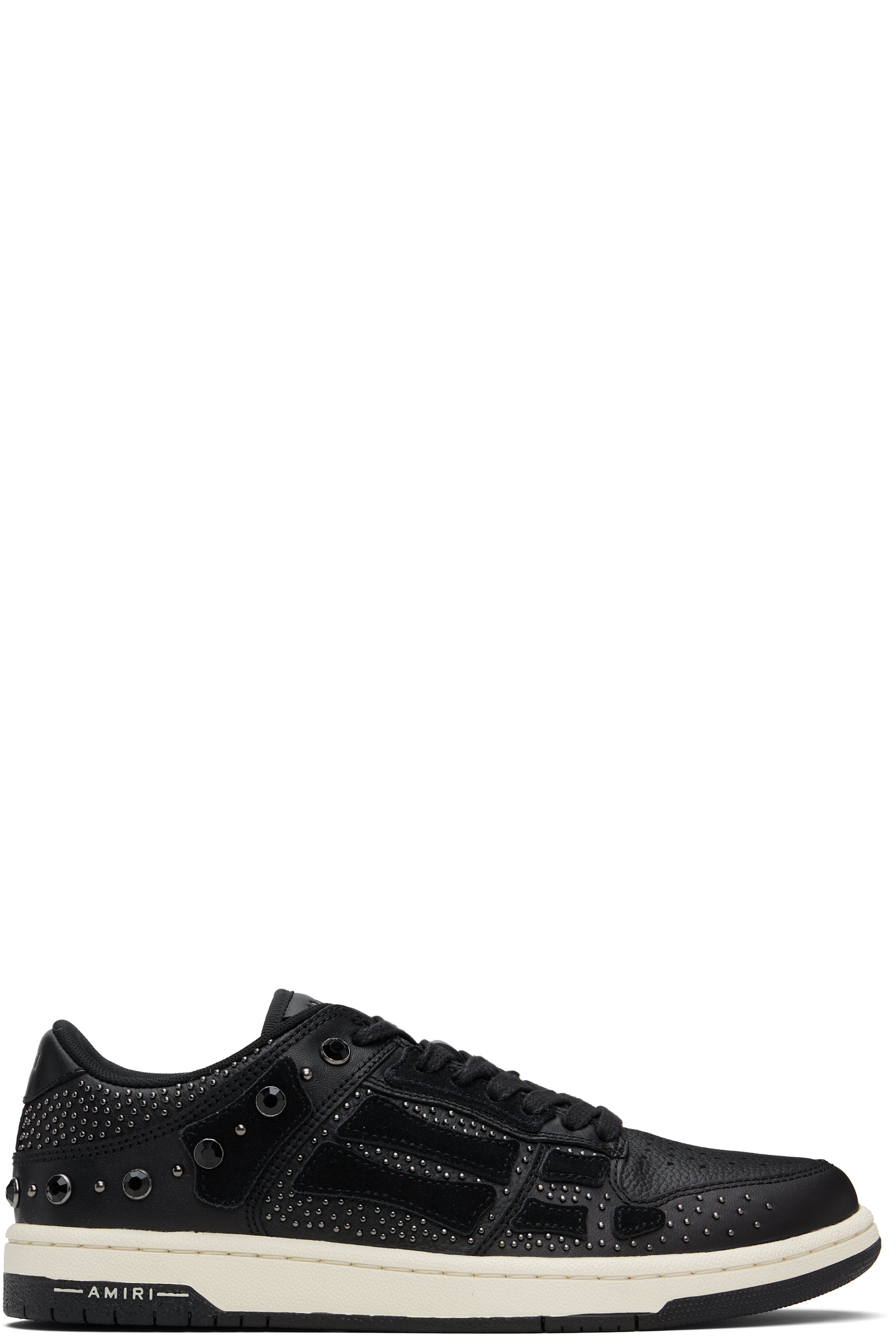 AMIRI - ブラック Crystal Studded Skel Top Low スニーカー