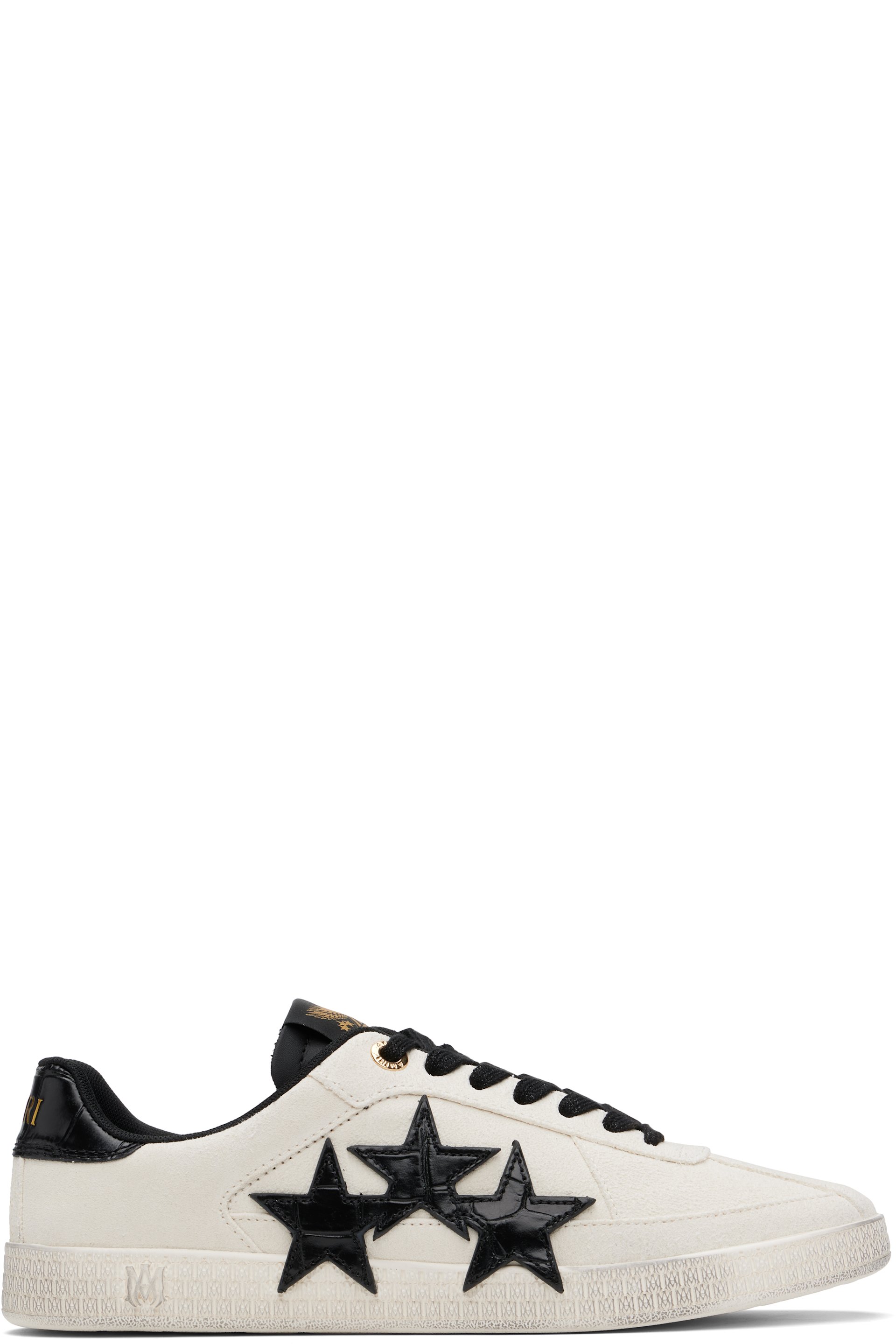 AMIRI - Off-White Croc Debossed Pacific Sneakers