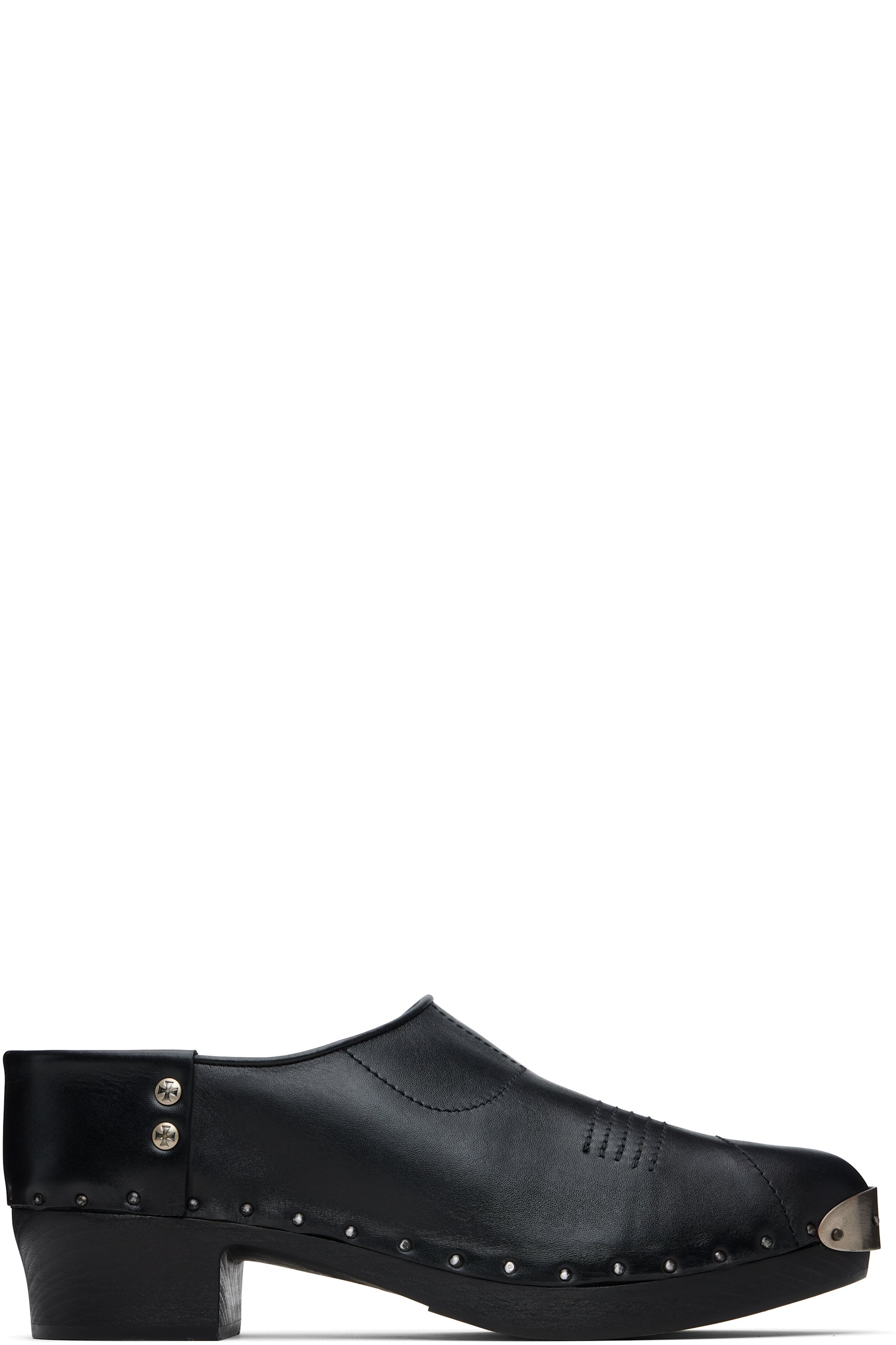 Enfants Riches Déprimés - Black Metal Hardware Clogs