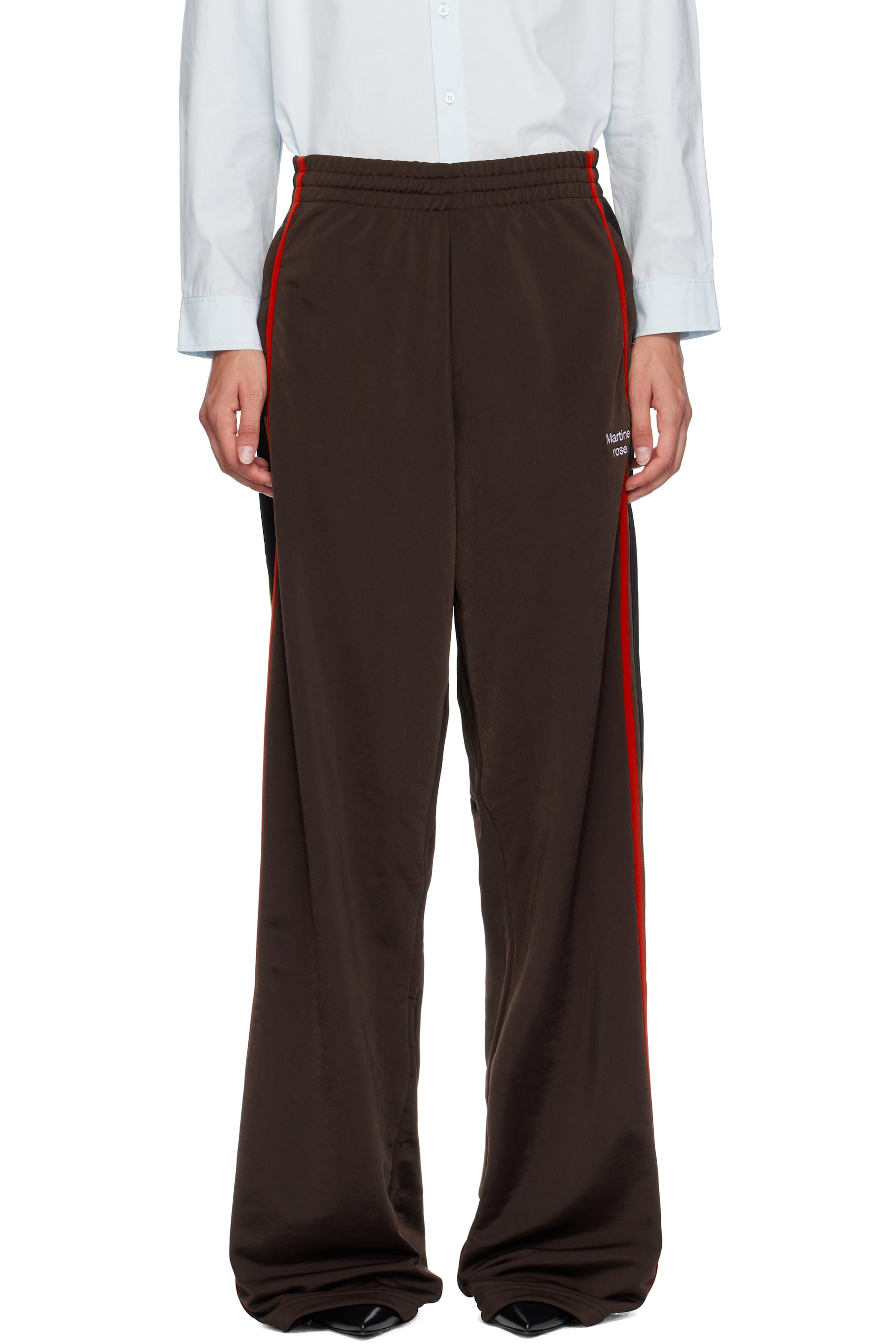 Martine Rose - Pantalon de survêtement ample brun