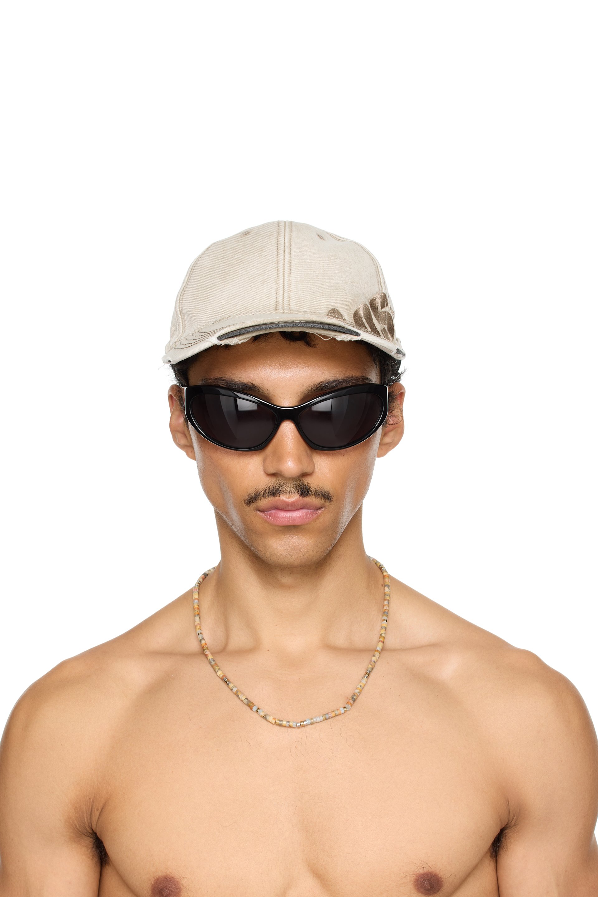 Martine Rose - SSENSE Exclusive Beige Roll Back Cap
