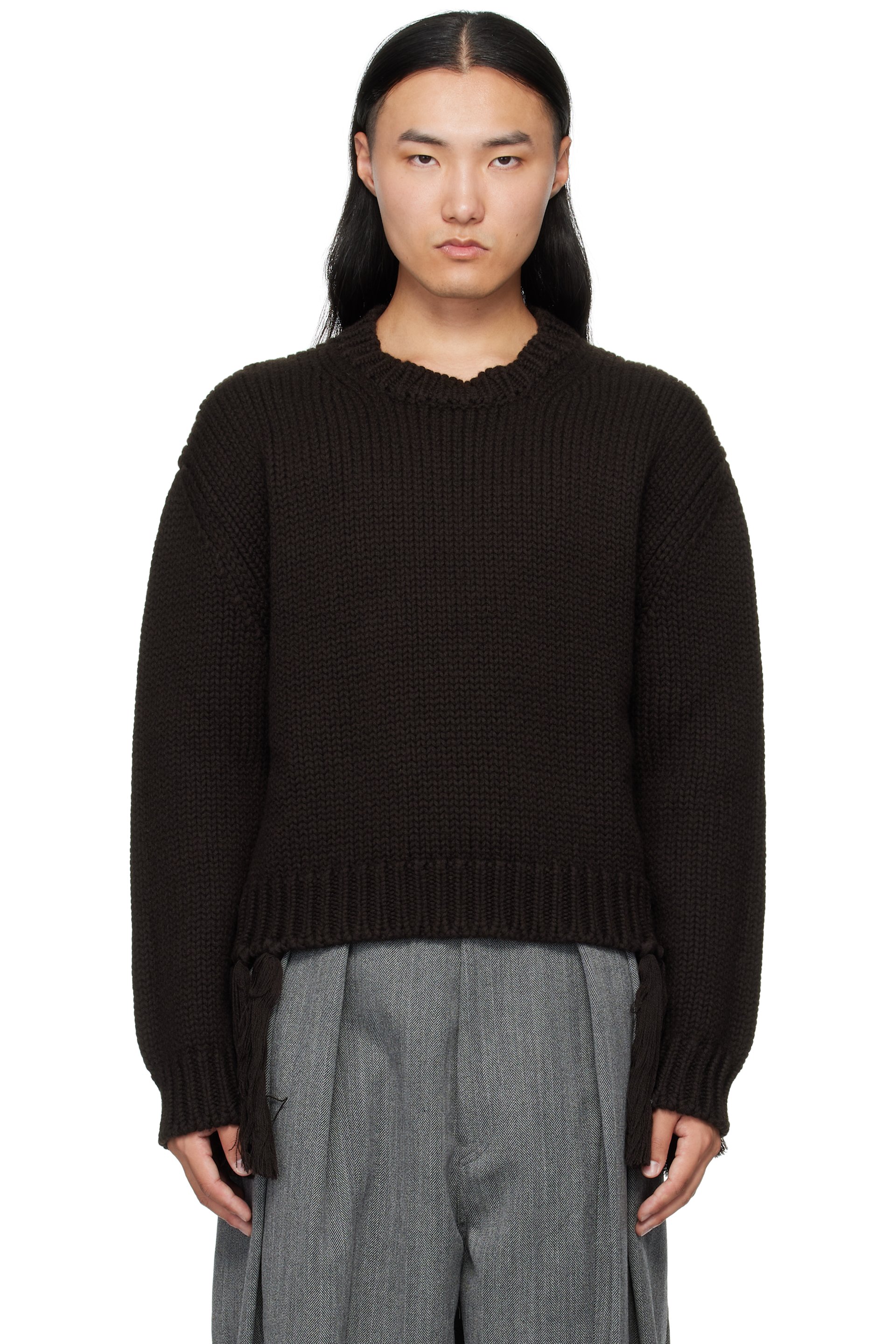 メンズ用 Hed Mayner クルーネックセーター | SSENSE 日本