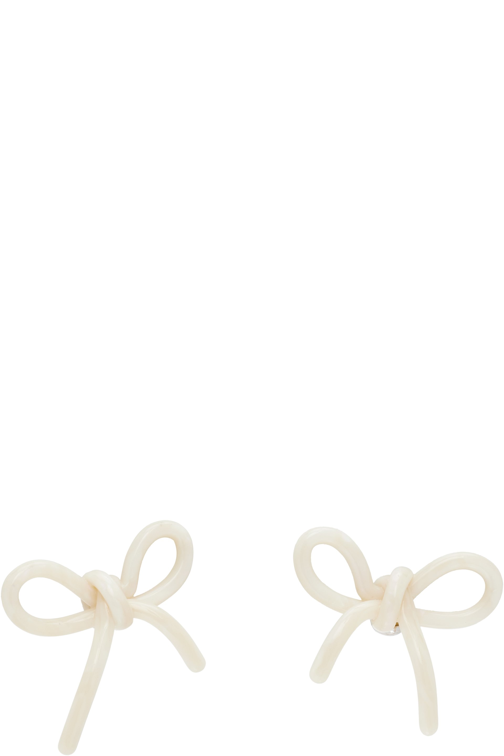 SHUSHU/TONG - Boucles d'oreilles graphiques édition YVMIN exclusives à SSENSE
