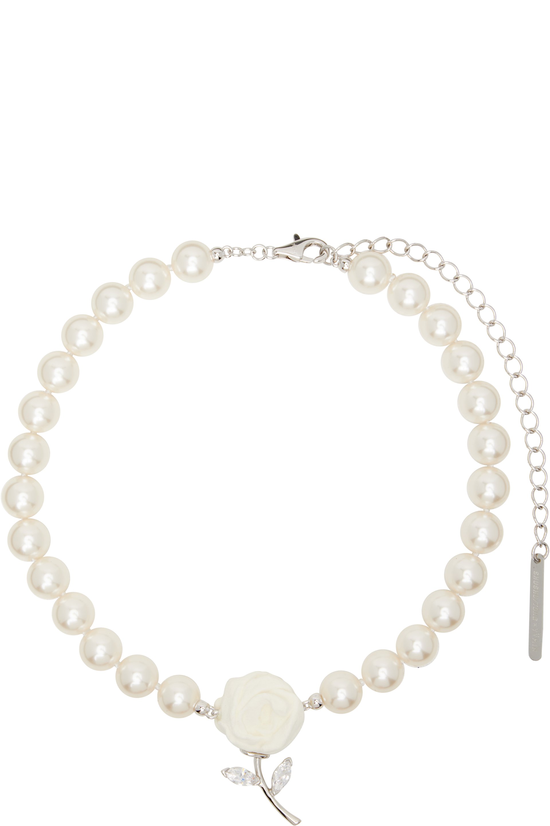 SHUSHU/TONG - Collier Paper Ball à ornement en forme de rose