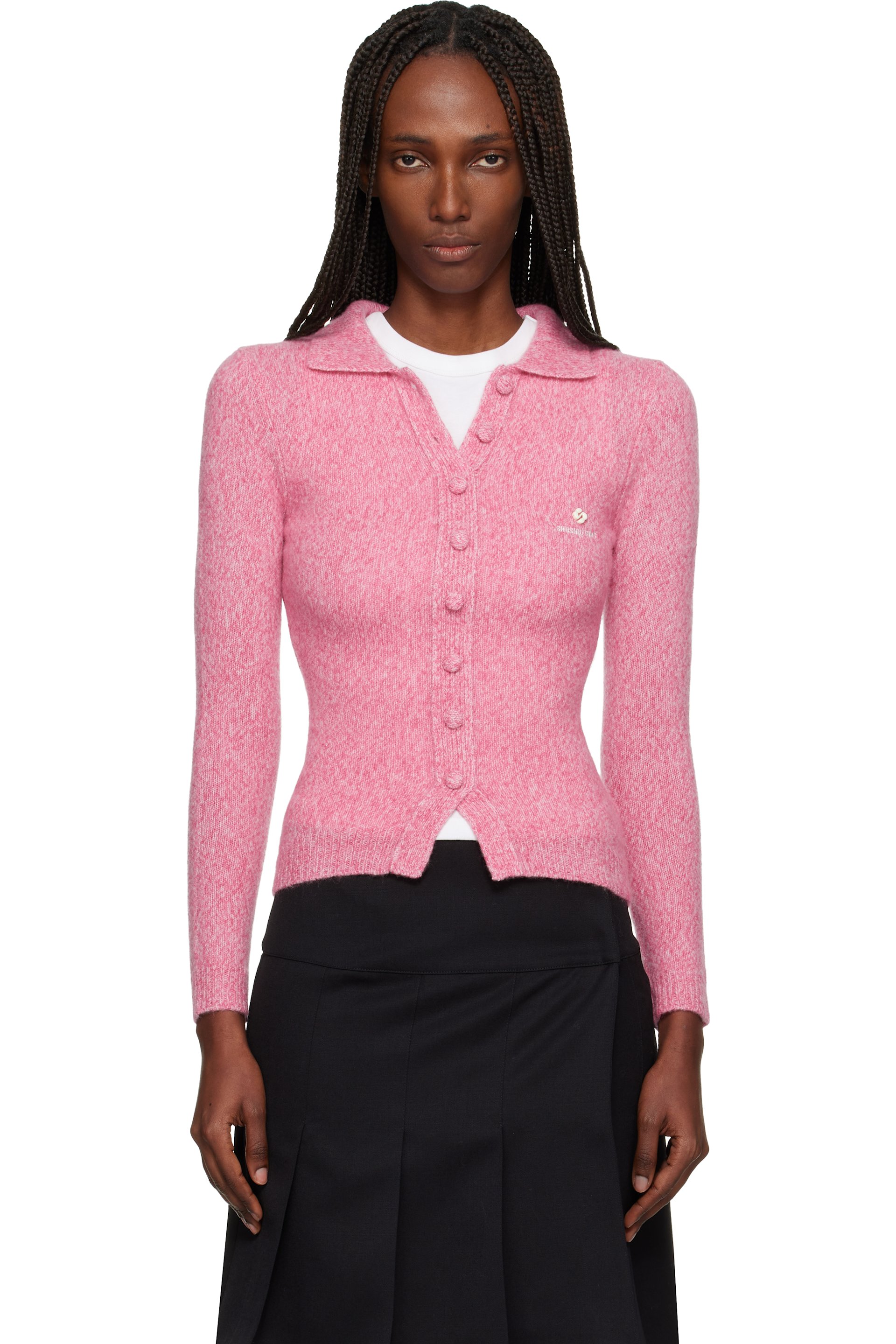SHUSHU/TONG - Cardigan ajusté rose