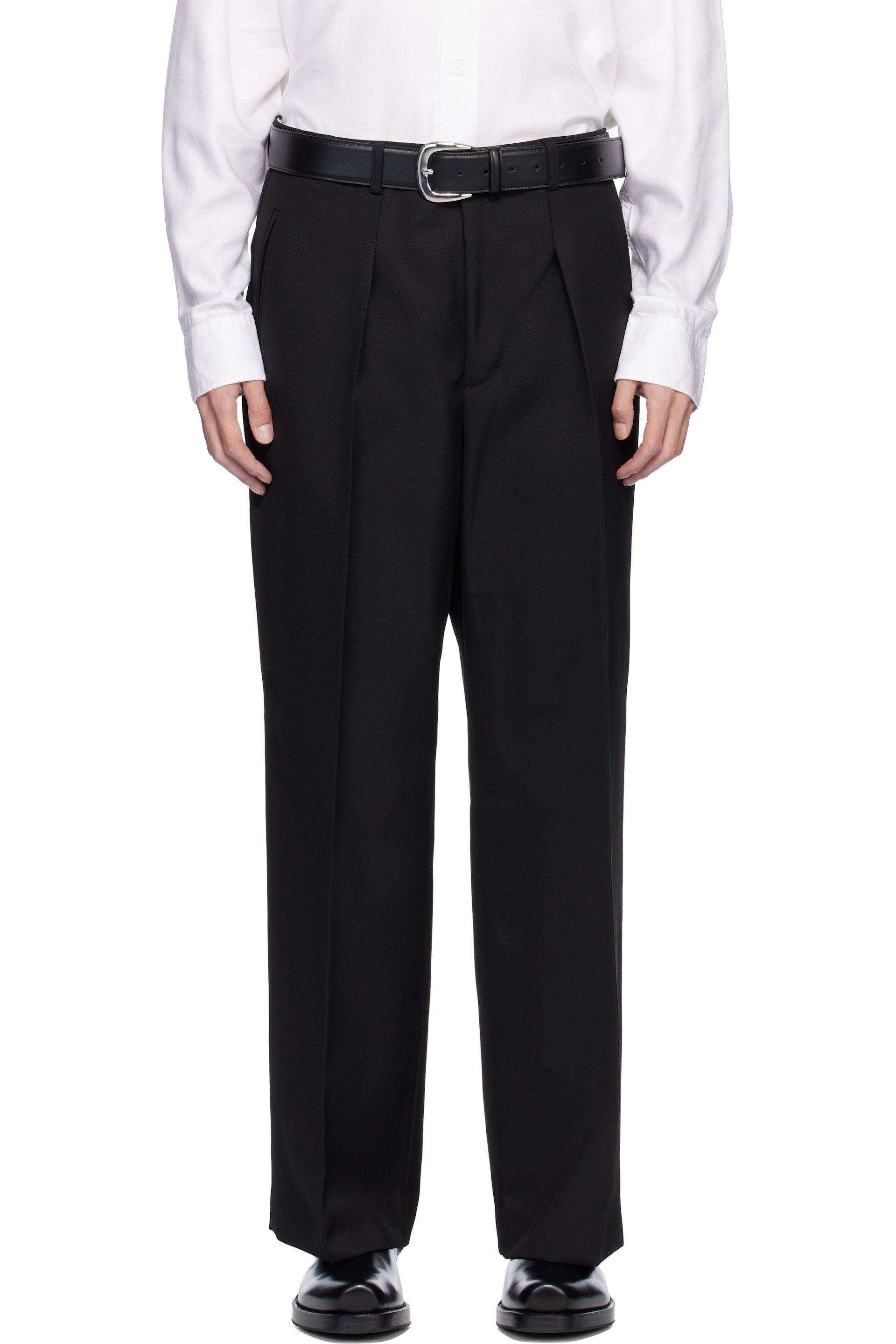 Second/Layer - Black Saico Trousers
