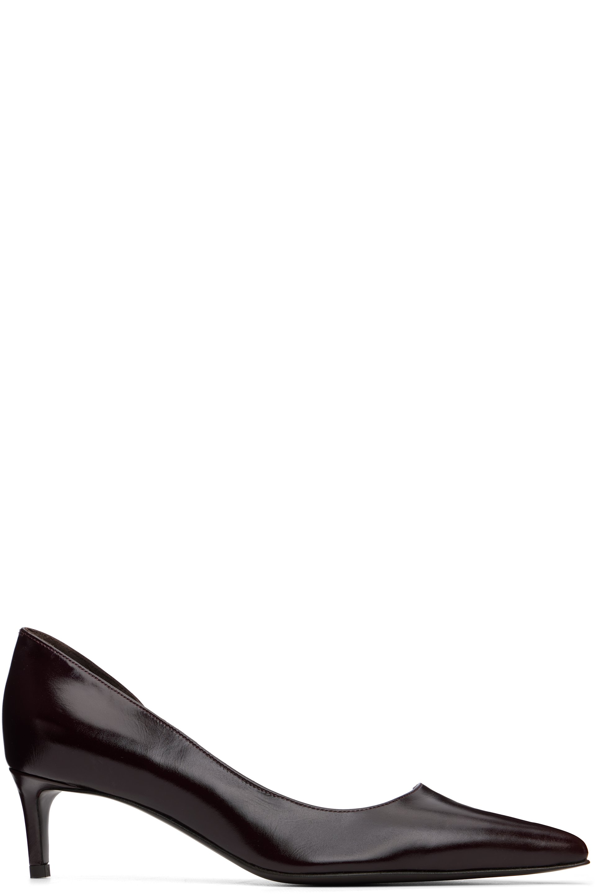 KHAITE - Chaussures à talon Jet D'Orsay bourgogne