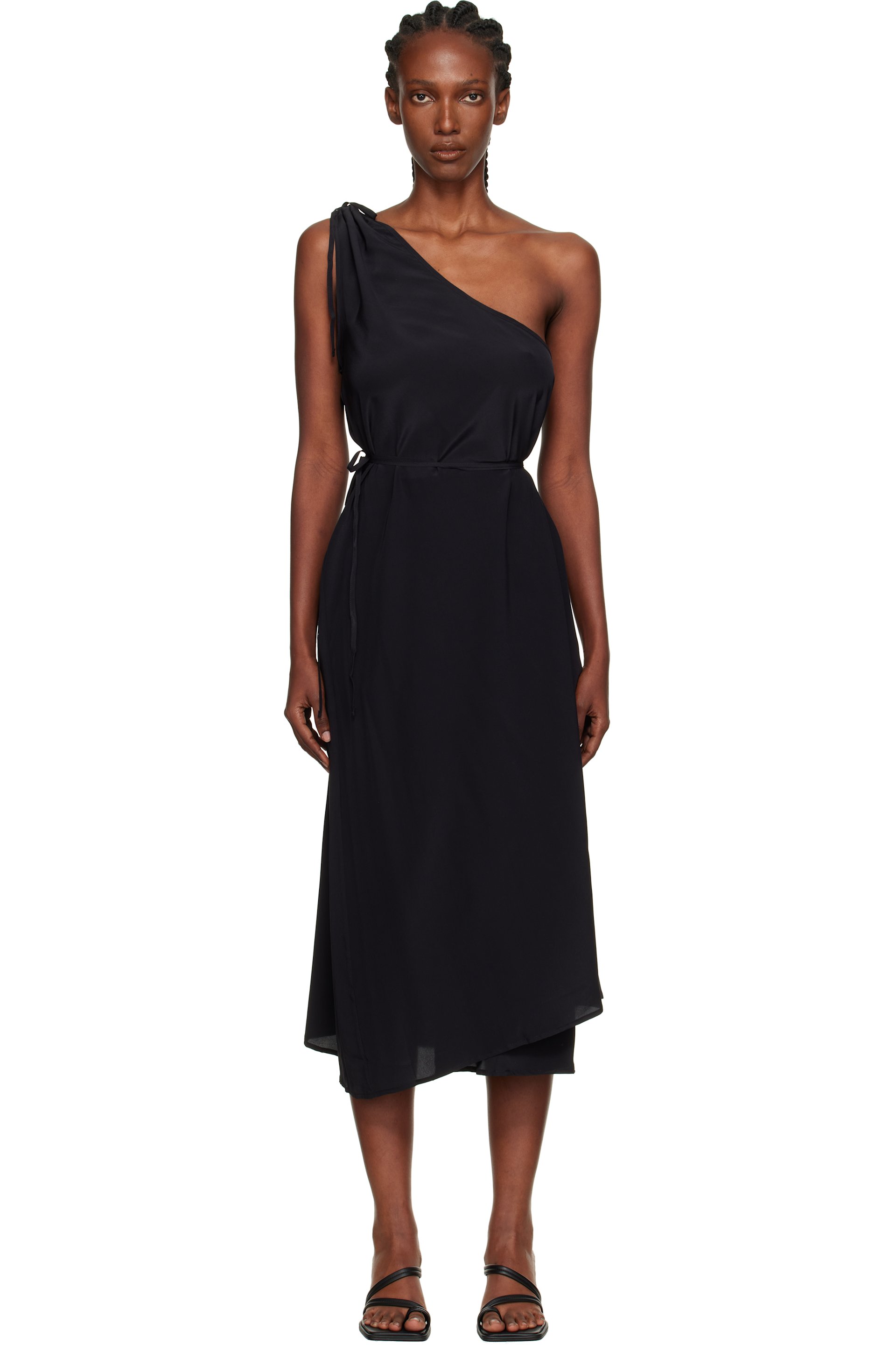 Baserange - Robe midi View noire