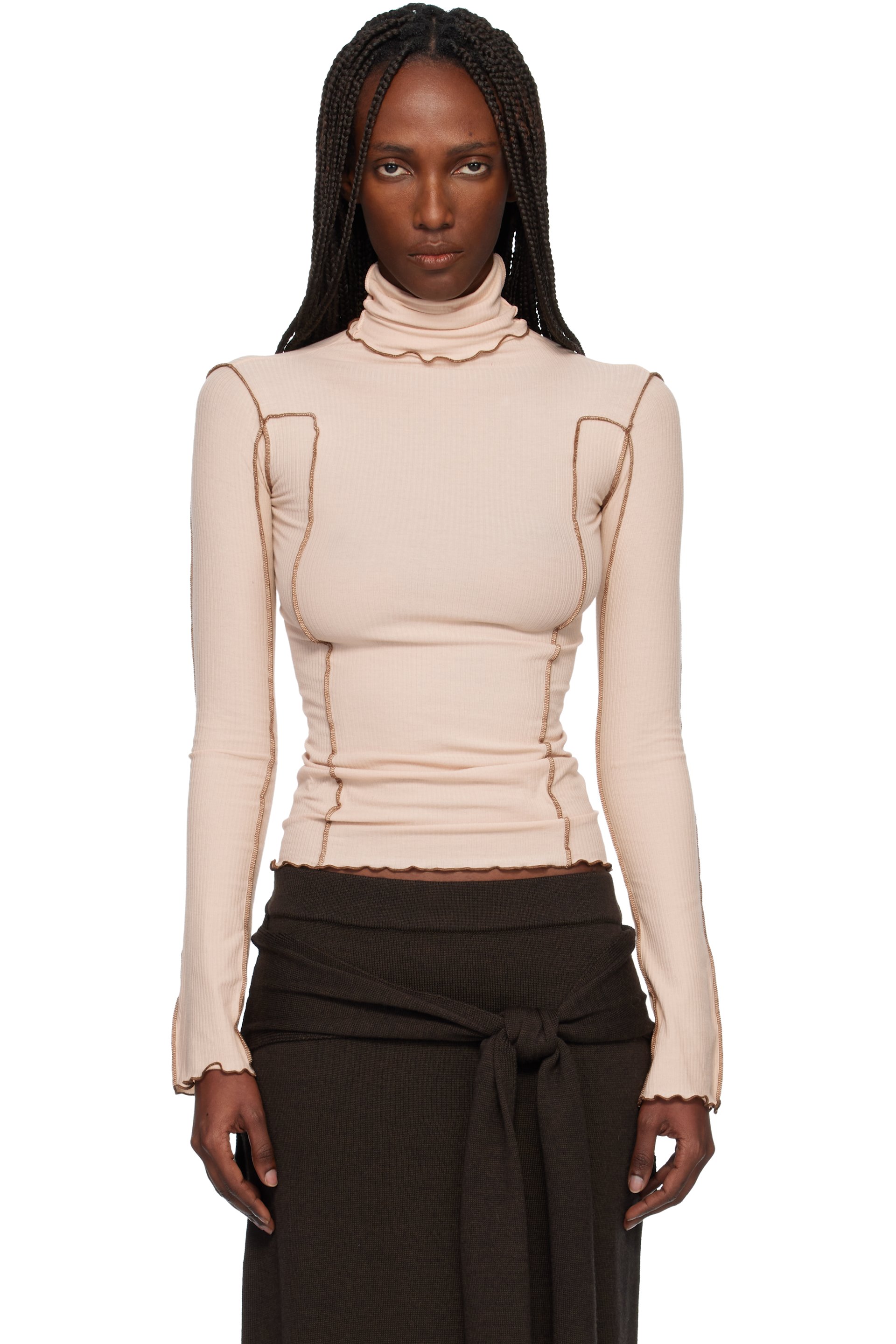 Baserange - Pink Omato Turtleneck