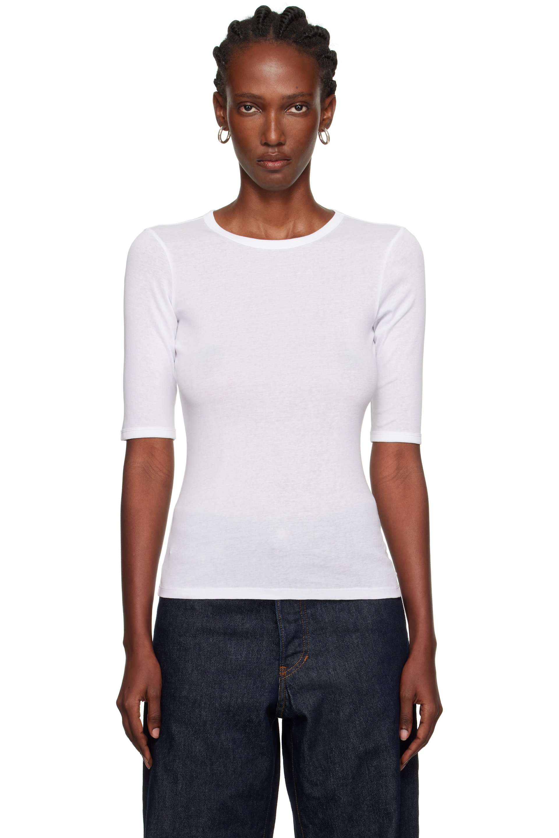 FLORE FLORE - T-shirt Anna blanc