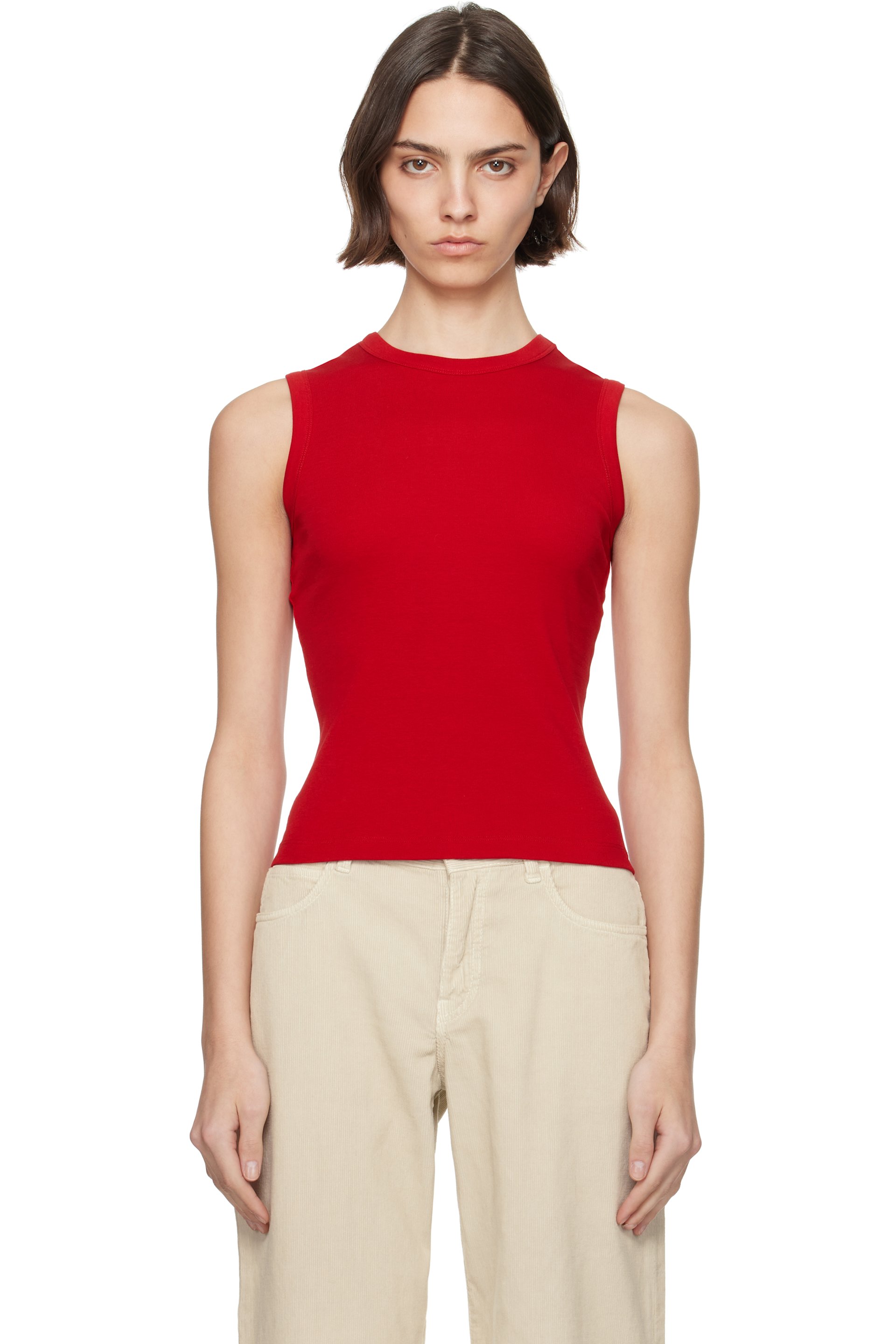 FLORE FLORE - Red Esmé Tank Top