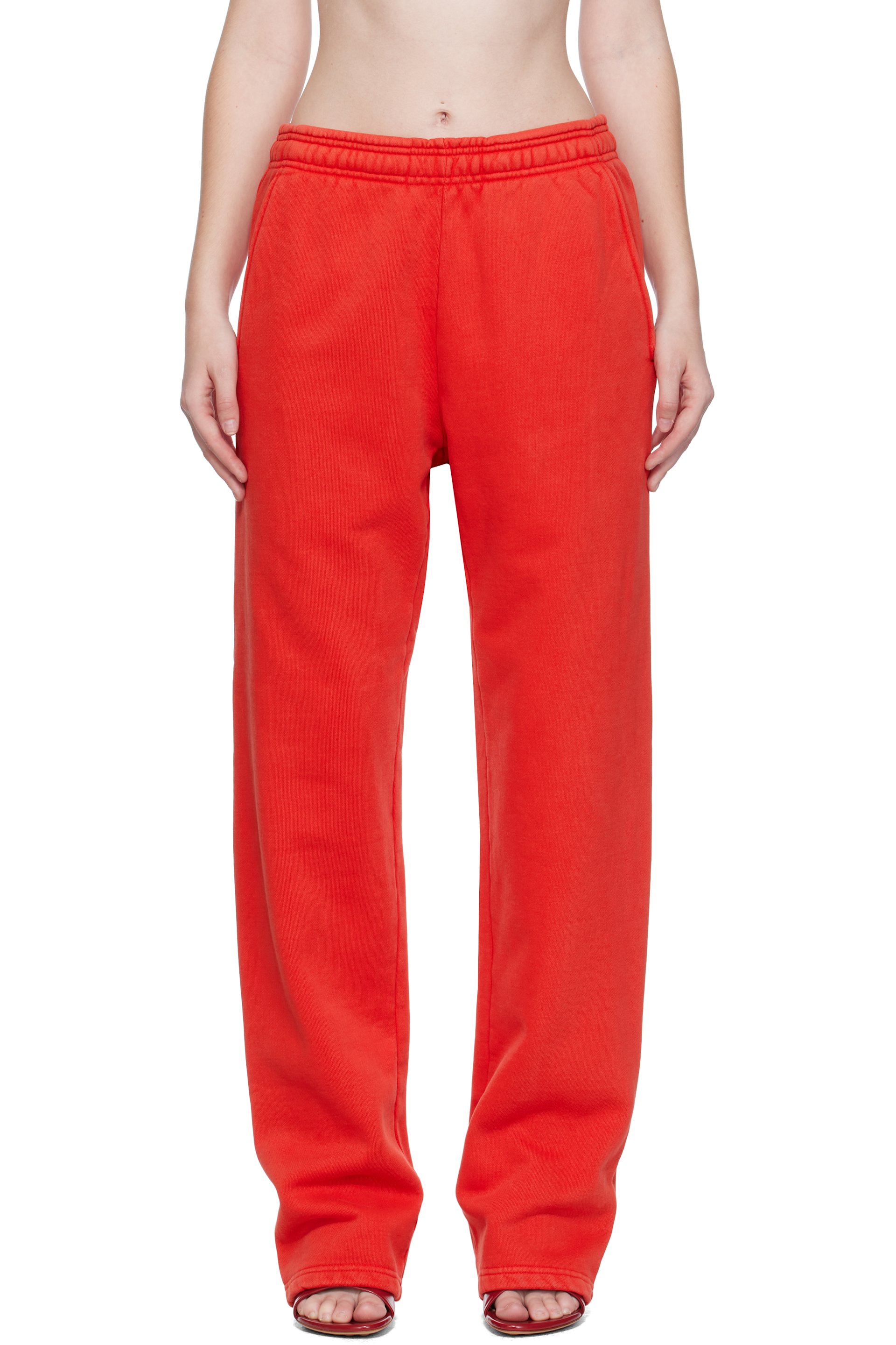 Entire Studios - Pantalon de survêtement droit rouge
