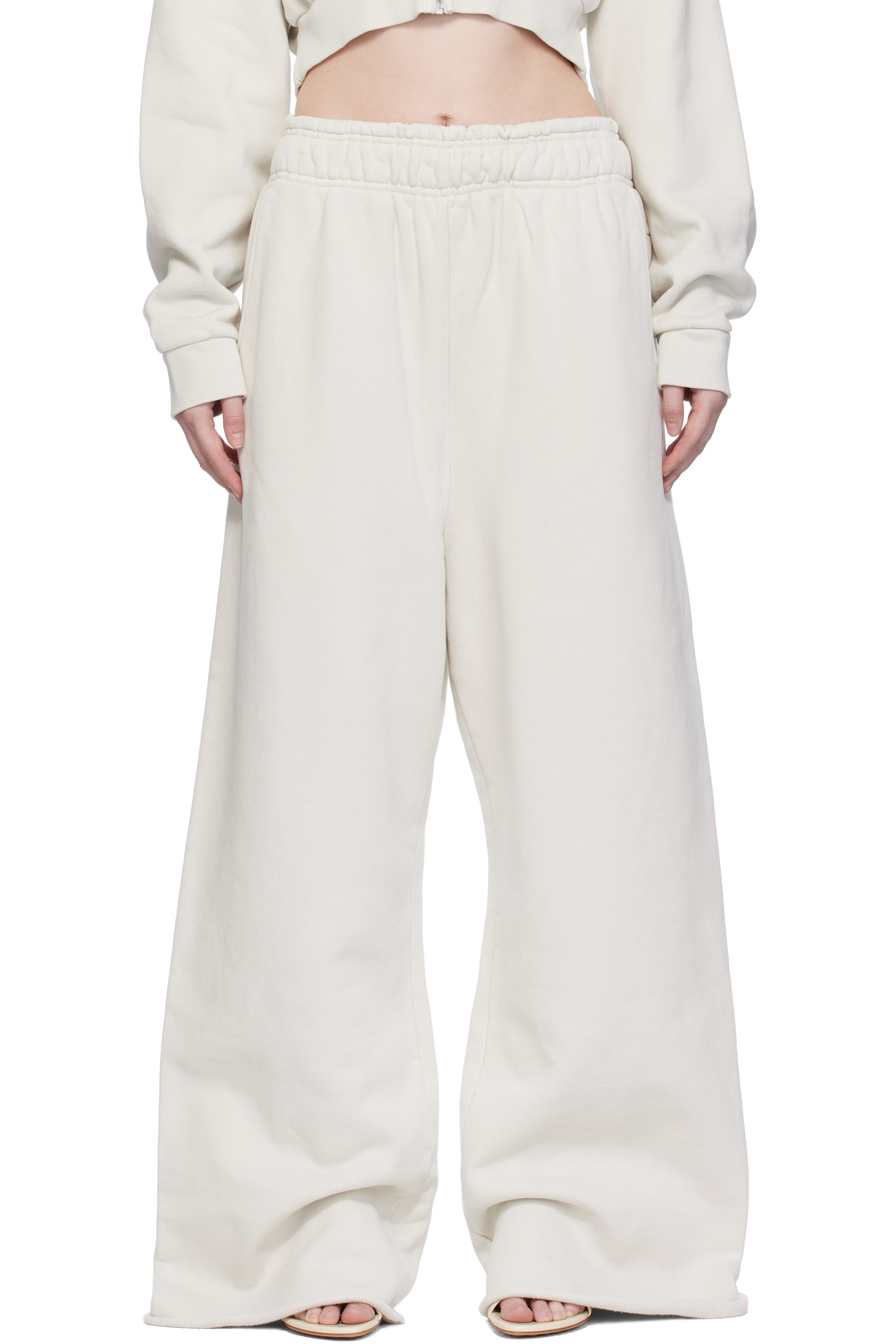 Entire Studios - Off-White Full Sweatpants