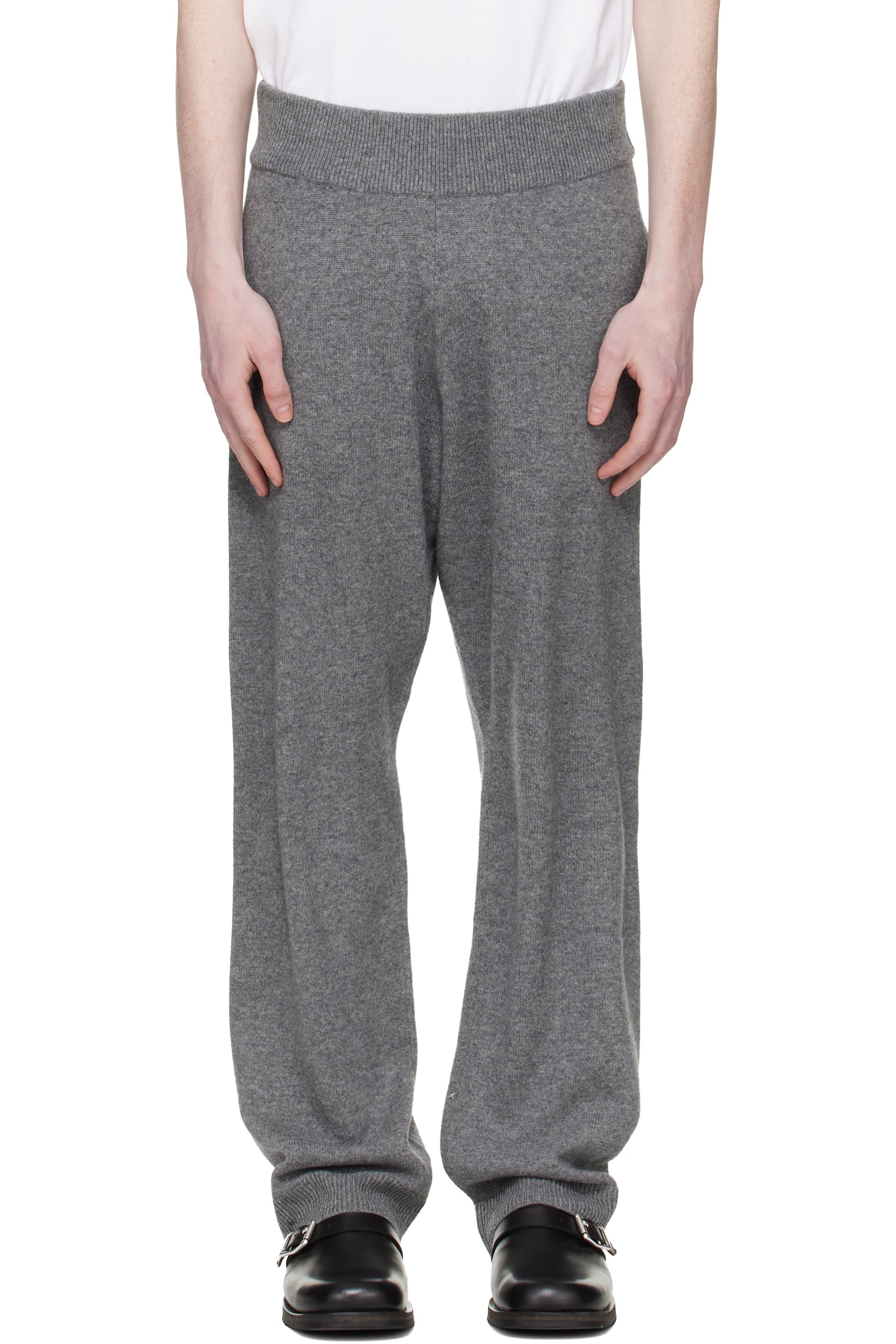 Entire Studios - Gray Knit Lounge Pants